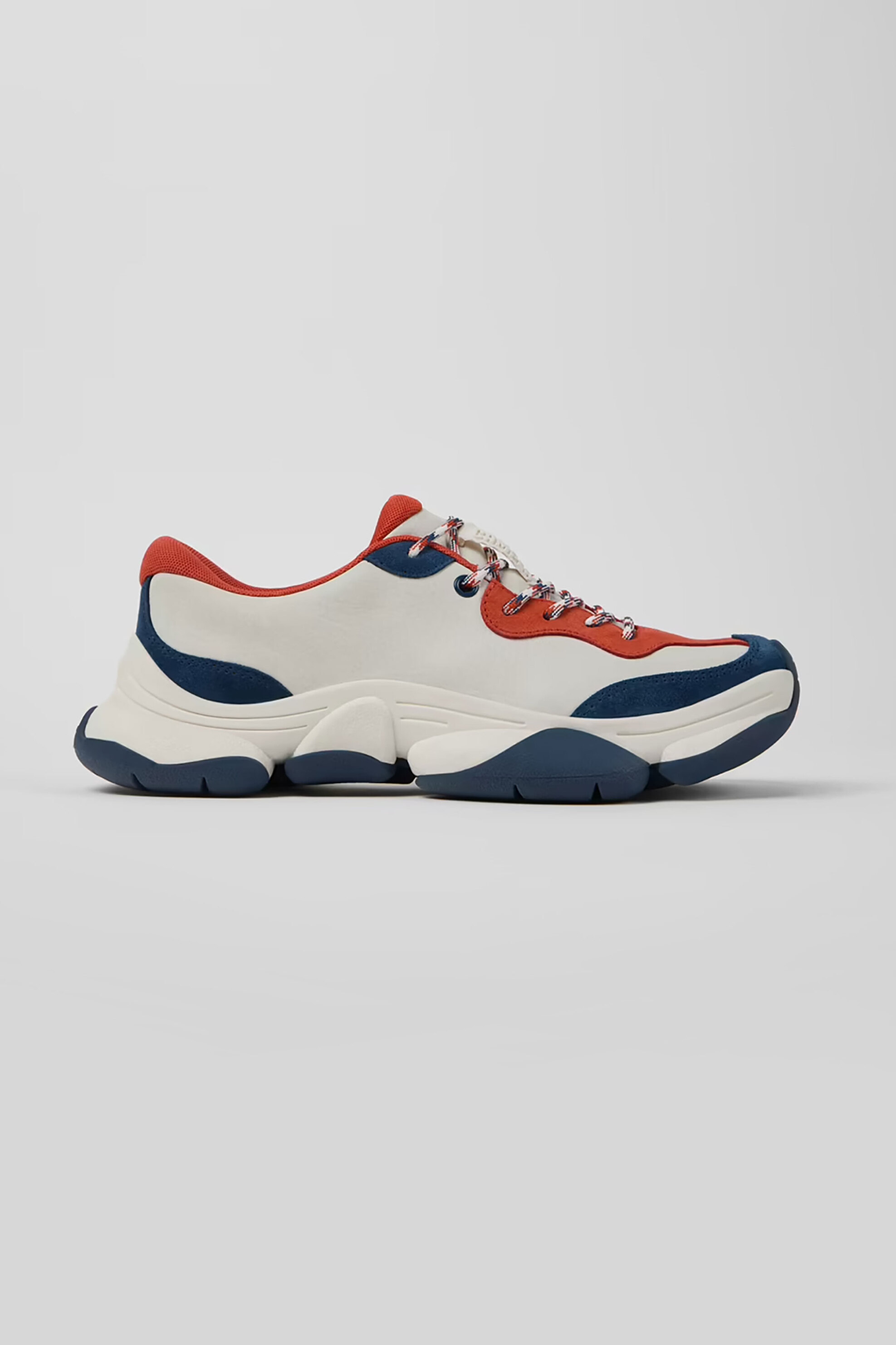 Γυναικεία sneakers με κορδόνια σε κοκκινο