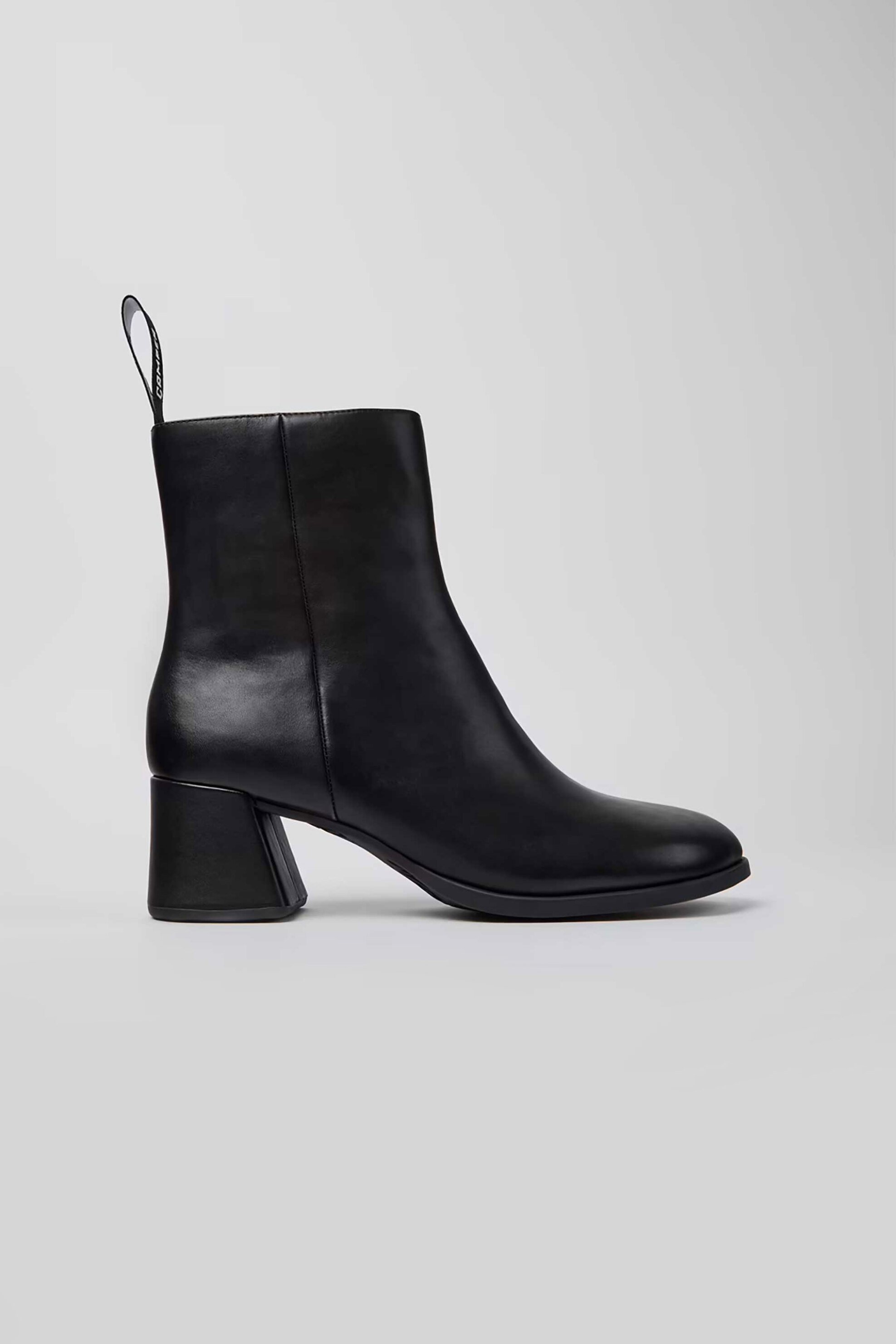 Camper γυναικεία μποτάκια με φερμουάρ "Kora" - K400798-001 Μαύρο