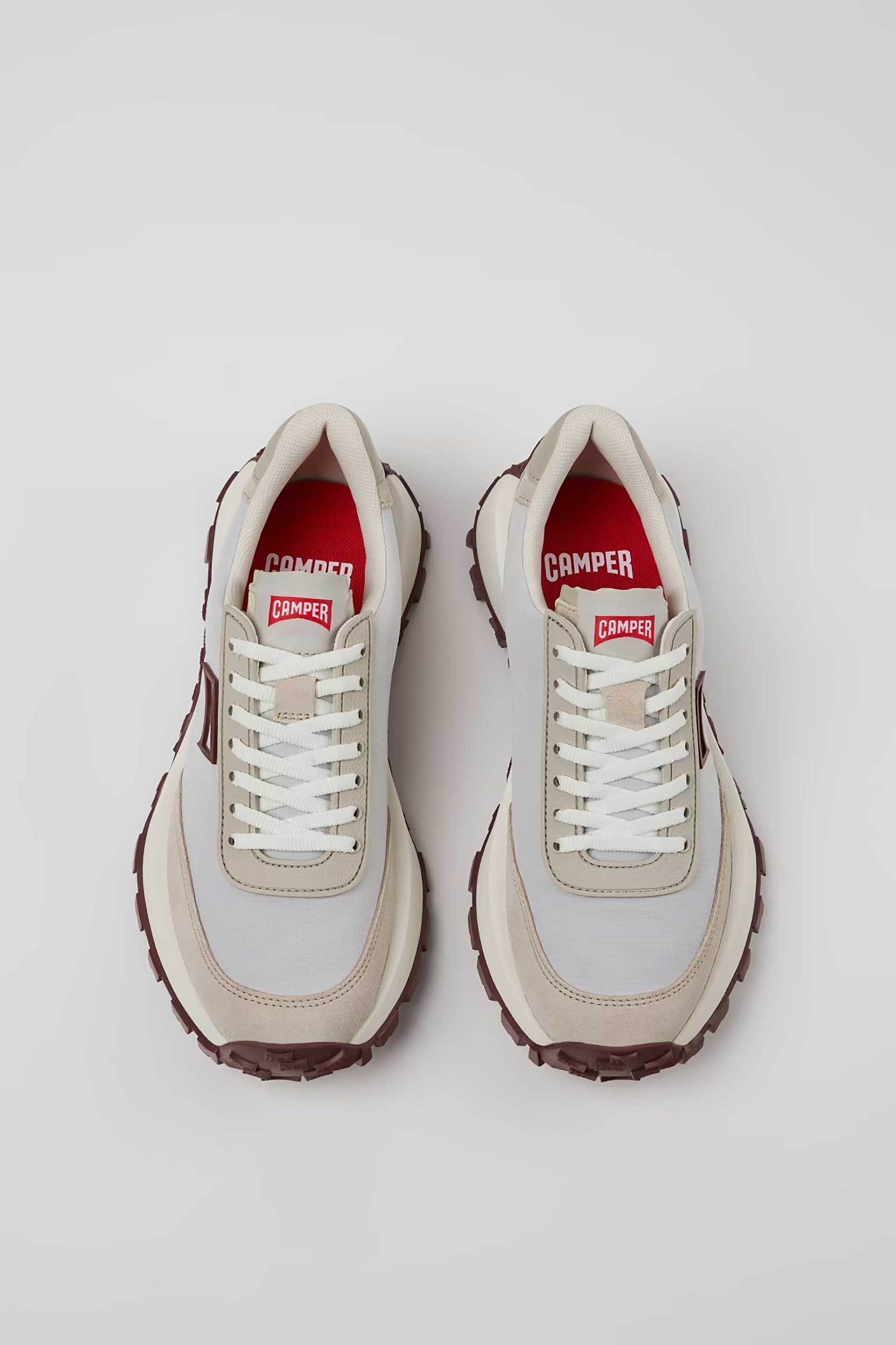 Camper Γυναικεία Δερμάτινα Sneakers Drift Trail - K201462-053 Γκρι