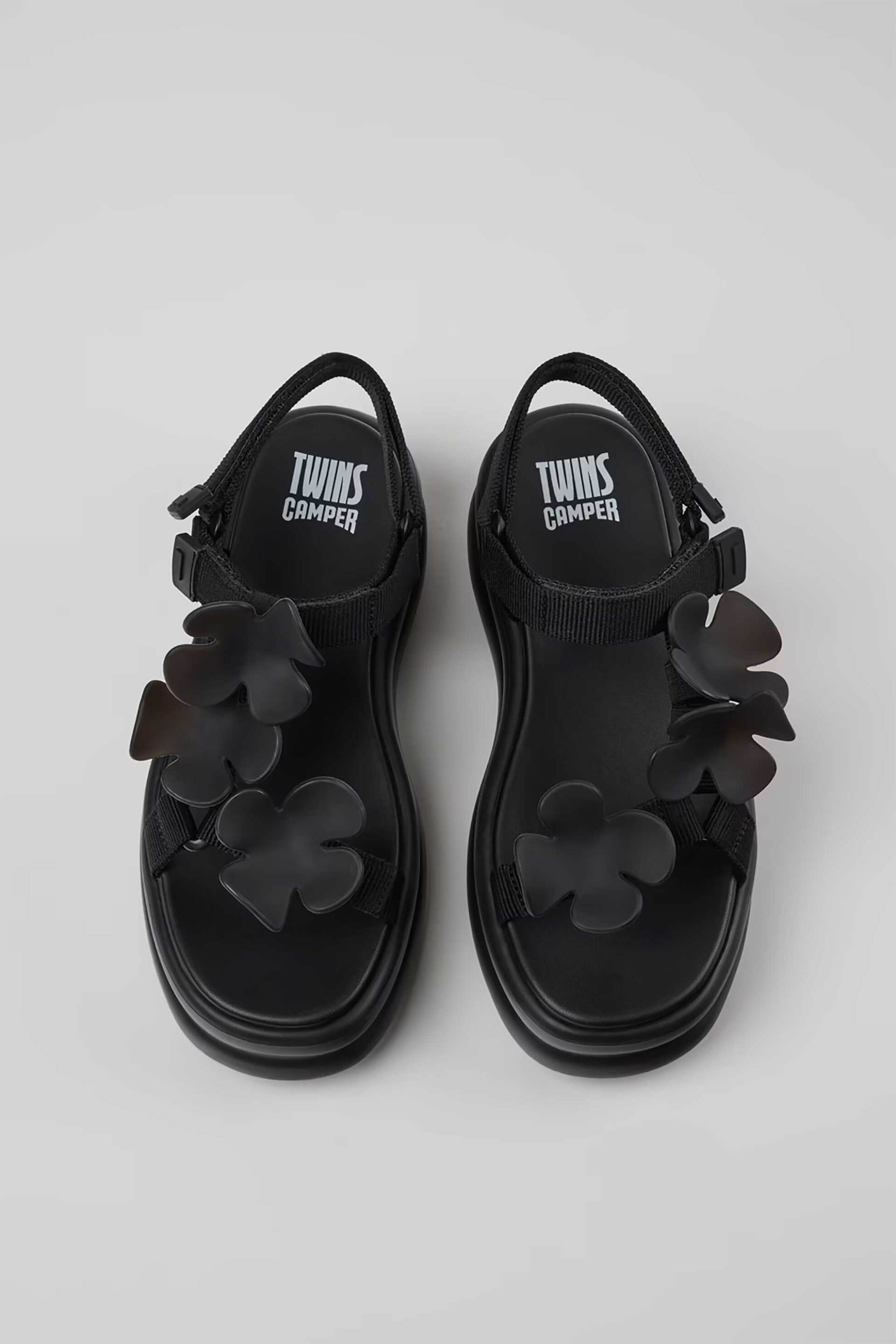 Camper Γυναικεία Πέδιλα Twins - K201726-012 Μαύρο