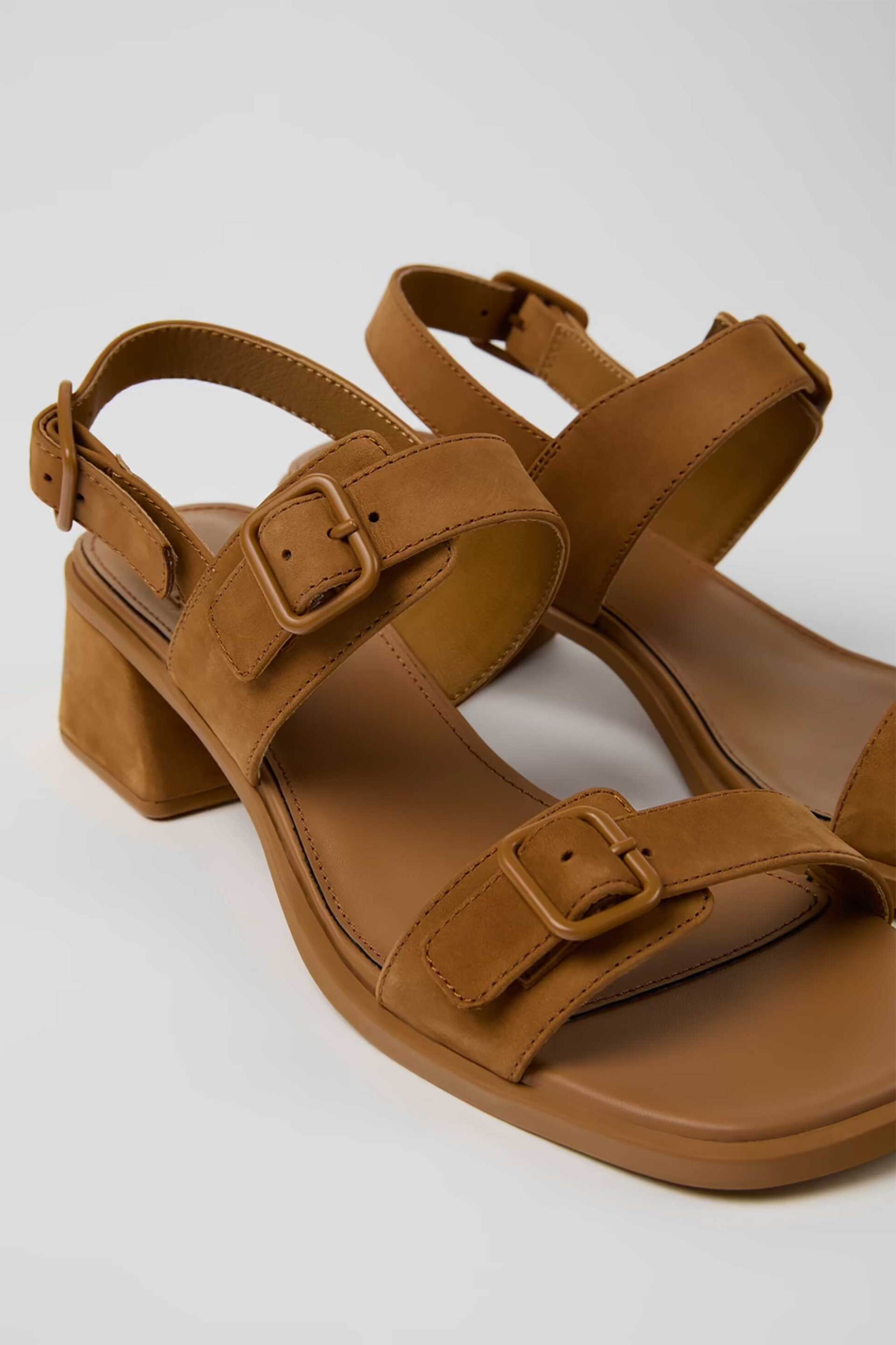 CAMPER Camper γυναικεία πέδιλα "Kora Sandal" - K201739-005 Καφέ - 2