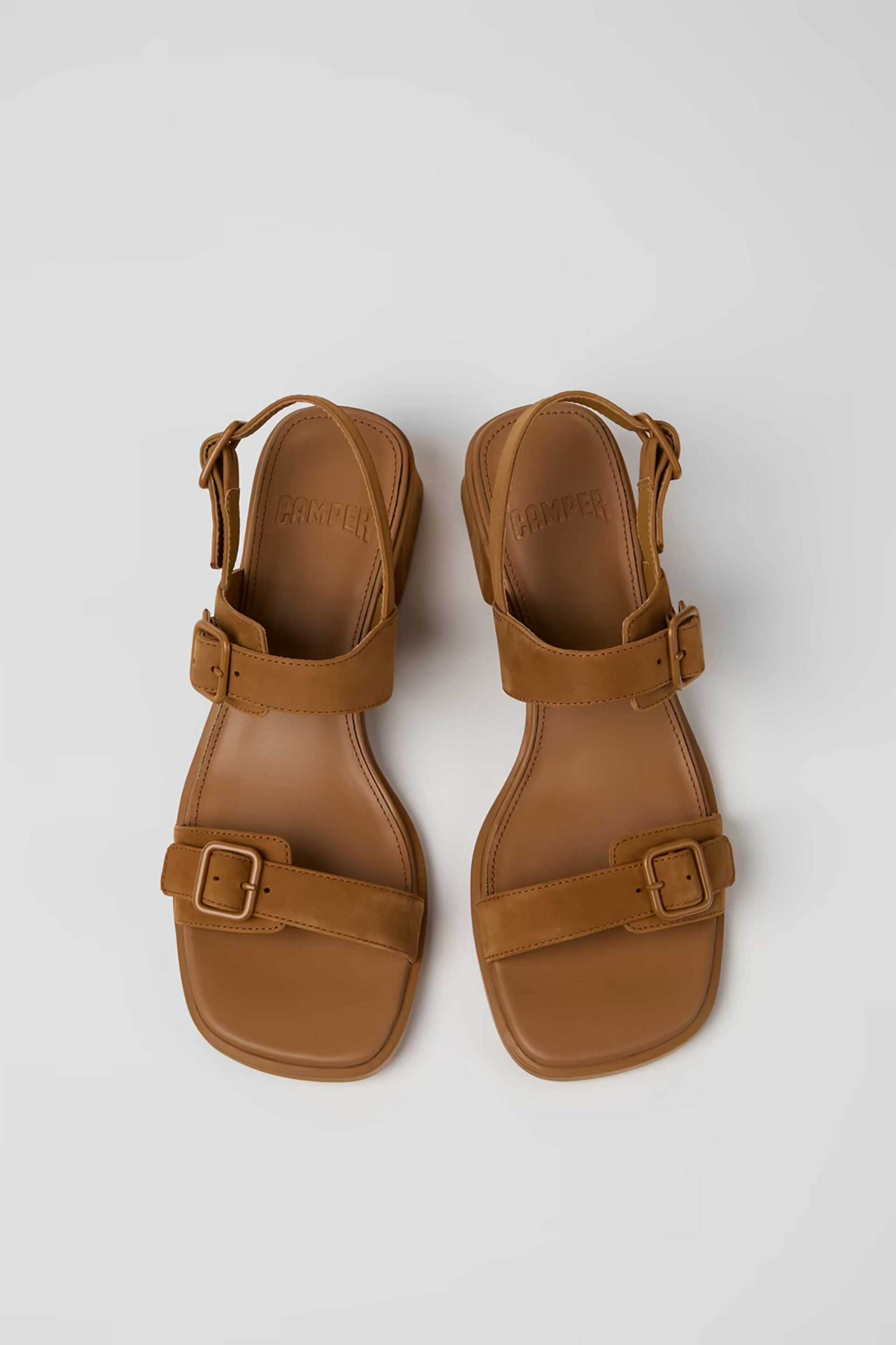 Camper Γυναικεία Πέδιλα Kora Sandal - K201739-005 Καφέ