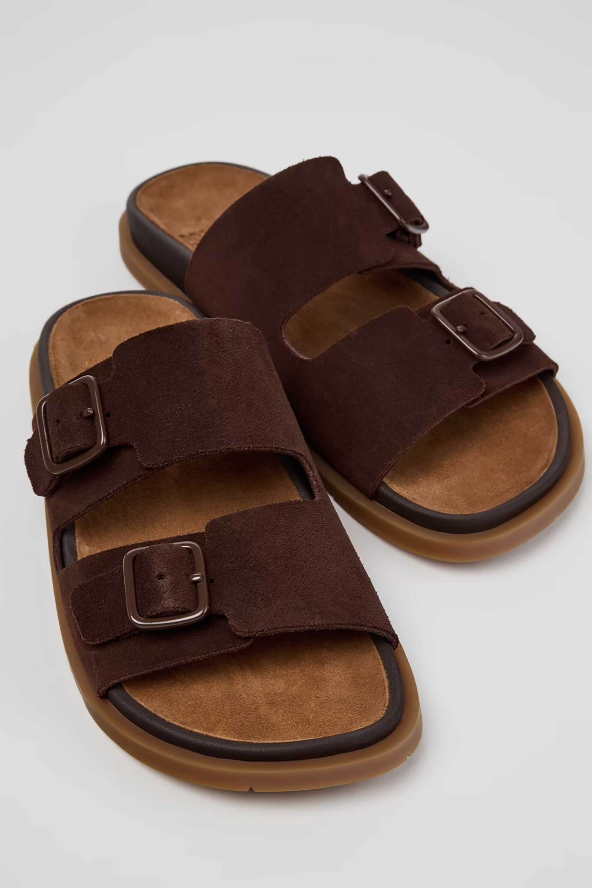Camper γυναικεία δερμάτινα suede σανδάλια 