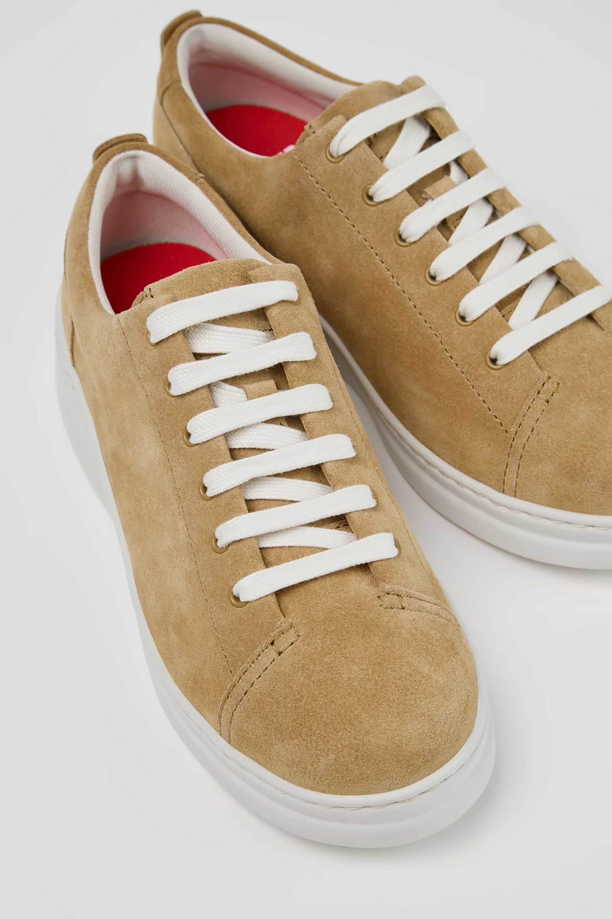 Camper γυναικεία suede sneakers με κορδόνια 