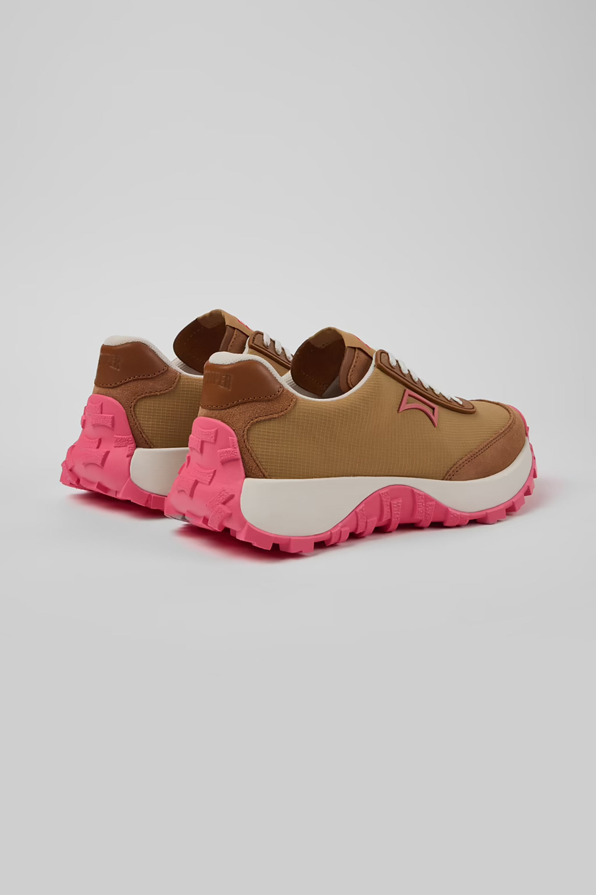 CAMPER Camper γυναικεία δερμάτινα sneakers "Drift Trail" - K201462-056 Καφέ - 3