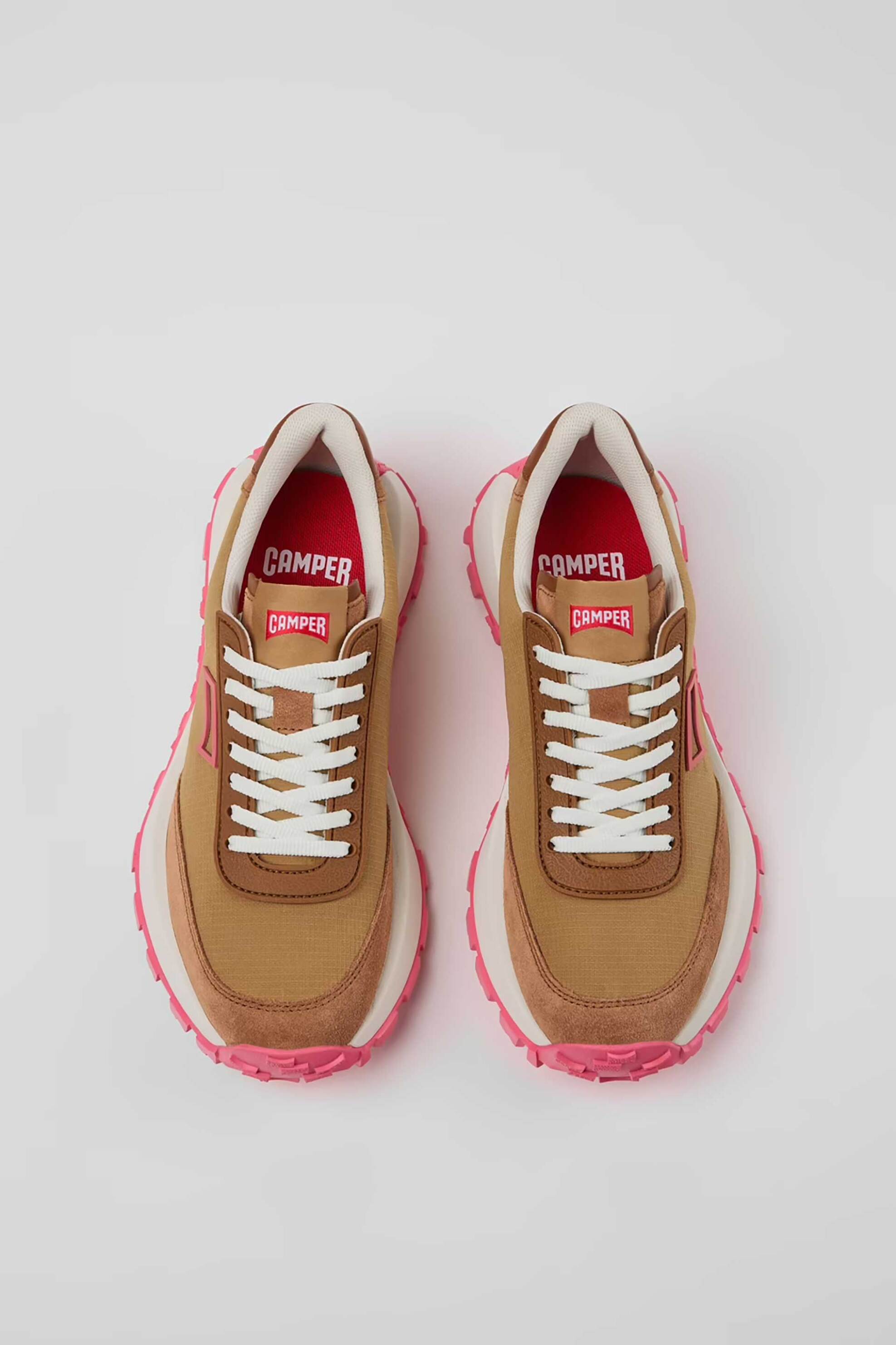Camper Γυναικεία Δερμάτινα Sneakers Drift Trail - K201462-056 Καφέ