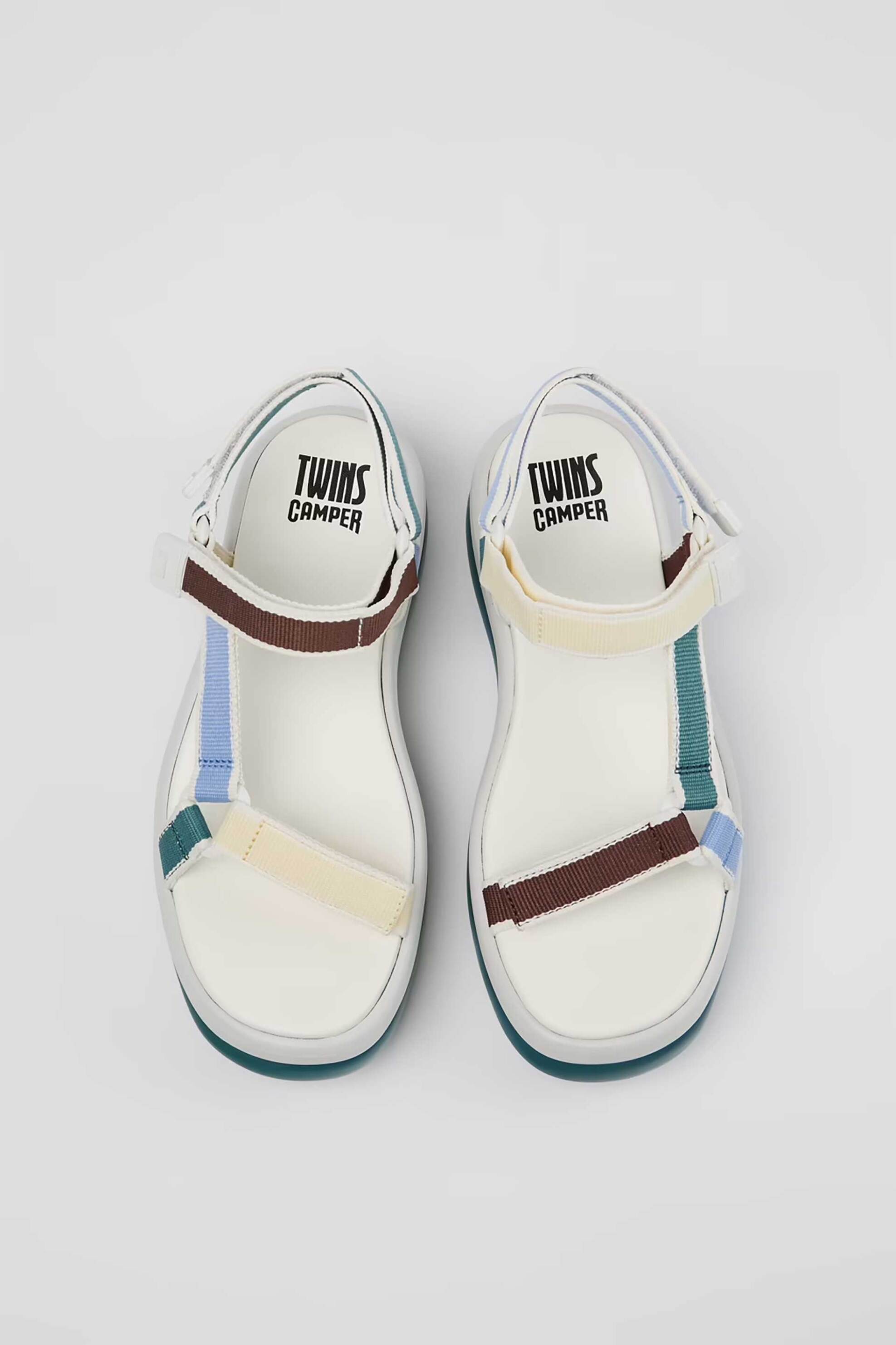 Camper Γυναικεία Σανδάλια Twins - K201726-013 Ταμπά