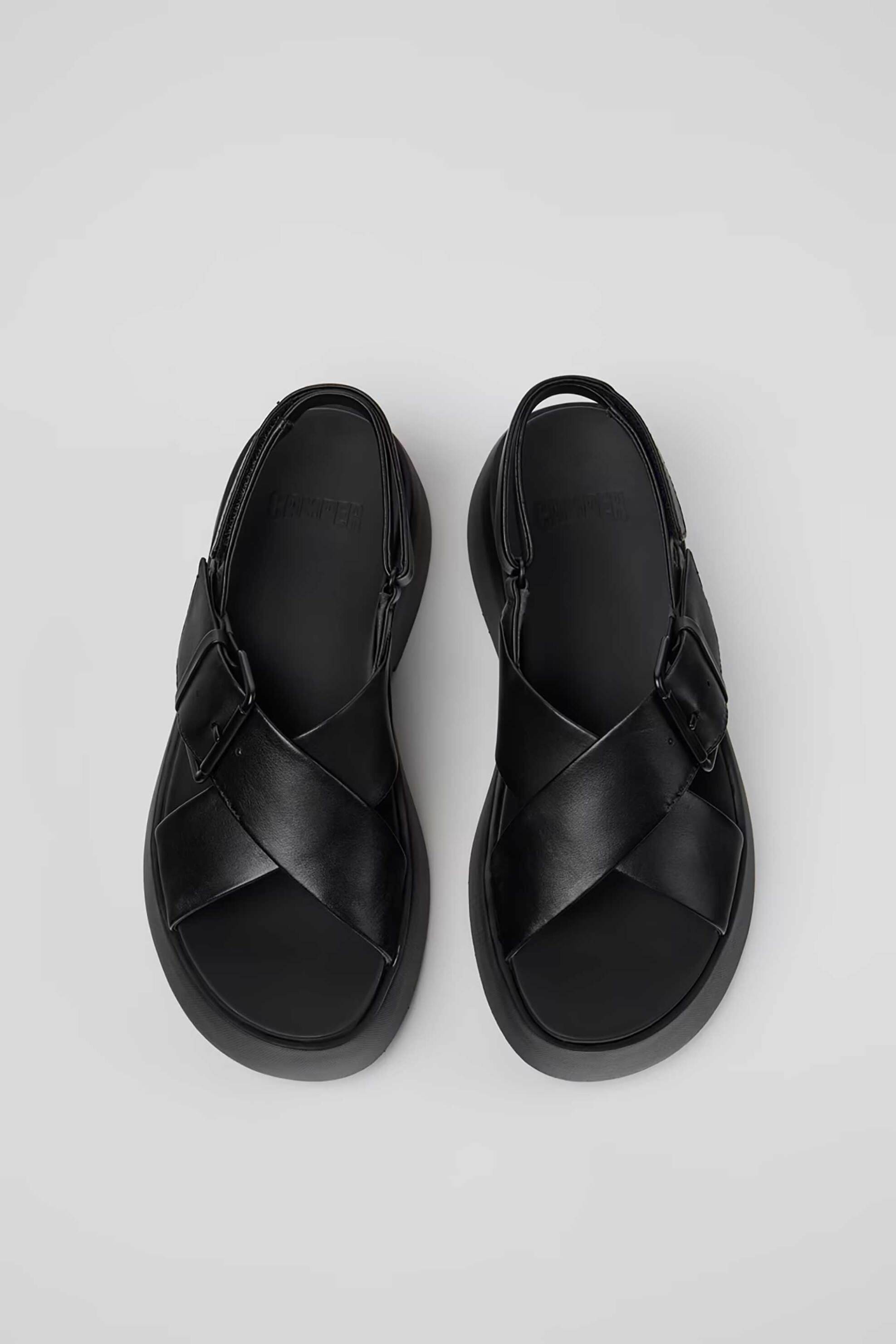 Camper Γυναικεία Πέδιλα Μονόχρωμα Tasha - K201860-001 Μαύρο