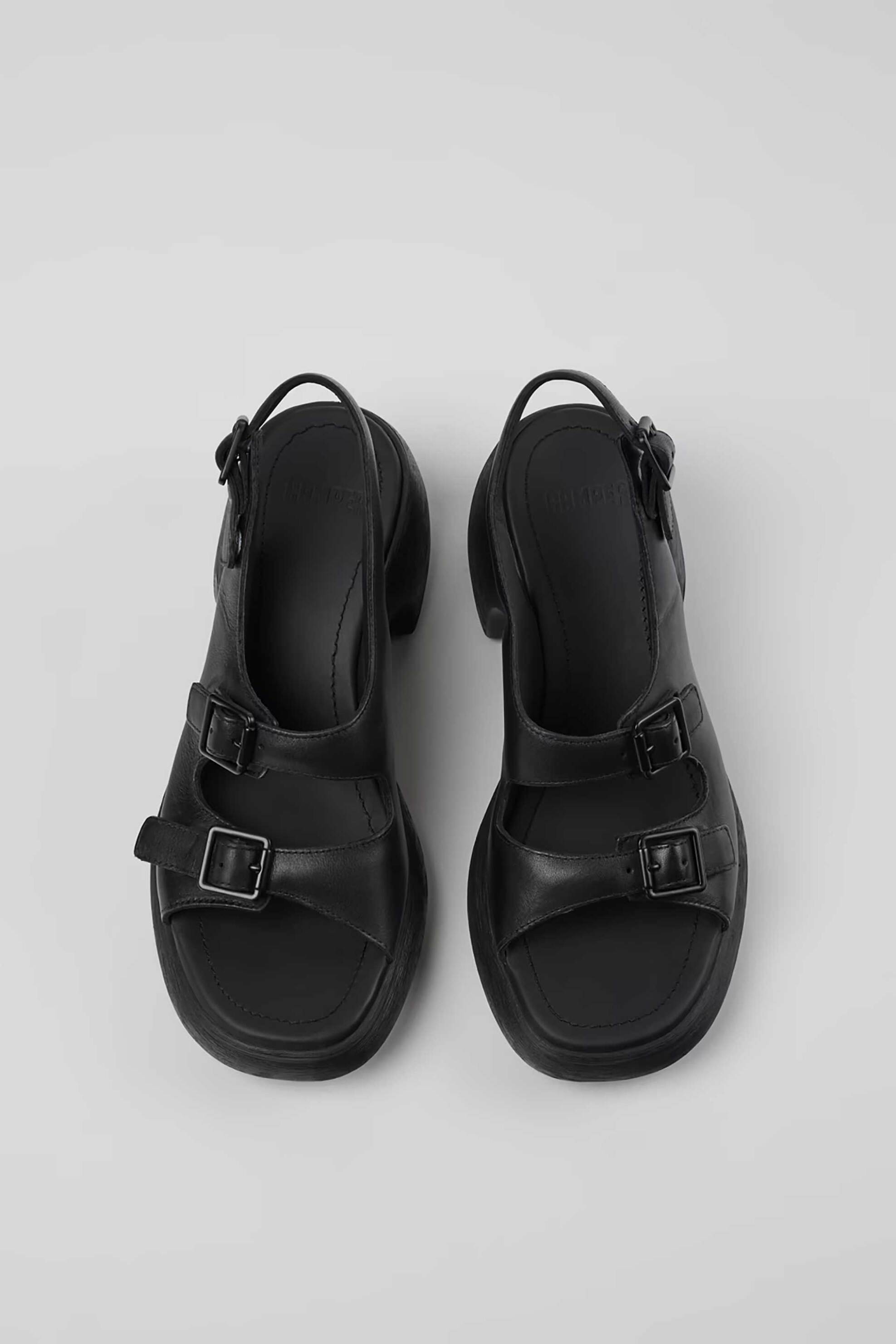 Camper Γυναικεία Πέδιλα Μονόχρωμα Thelma Sandal - K201874-001 Μαύρο