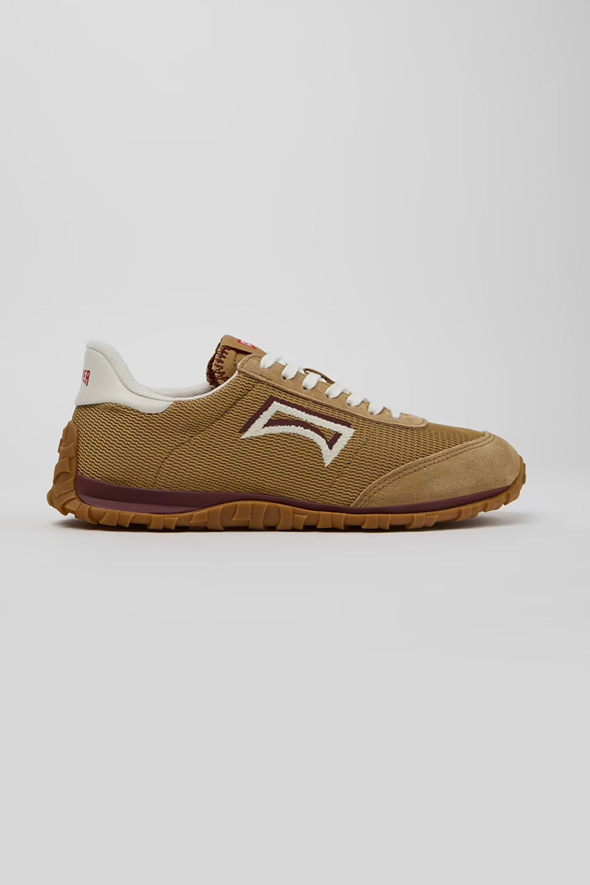 Camper γυναικεία δερμάτινα sneakers "Drift Walk" - K201886-006 Καφέ