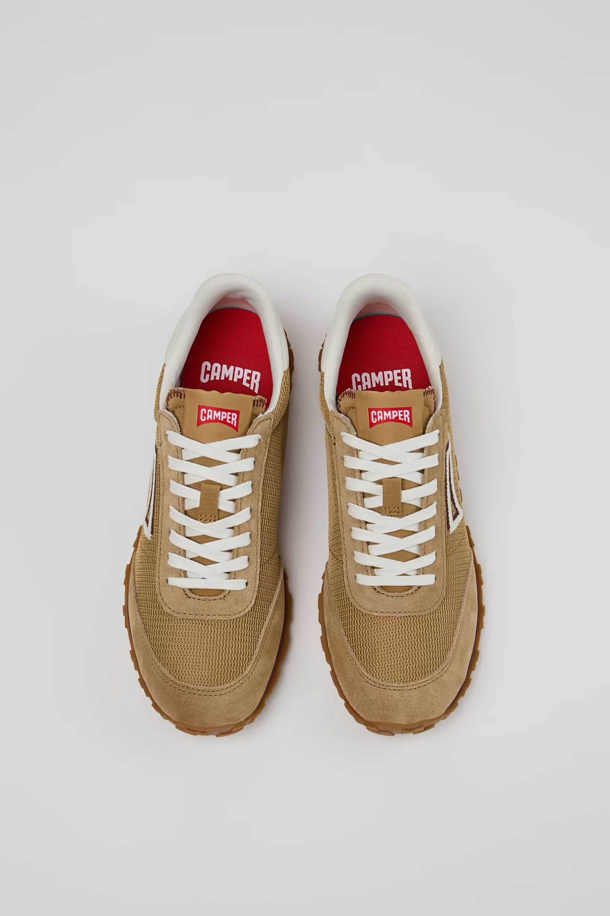 Camper Γυναικεία Δερμάτινα Sneakers Drift Walk - K201886-006 Καφέ