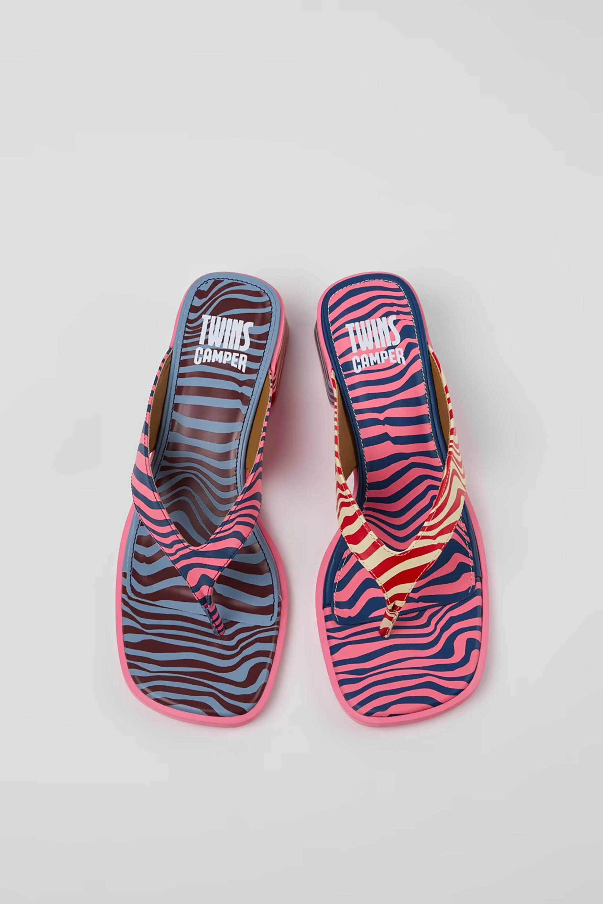 Camper Γυναικεία Πέδιλα Twins - K201912-002 Μπλε