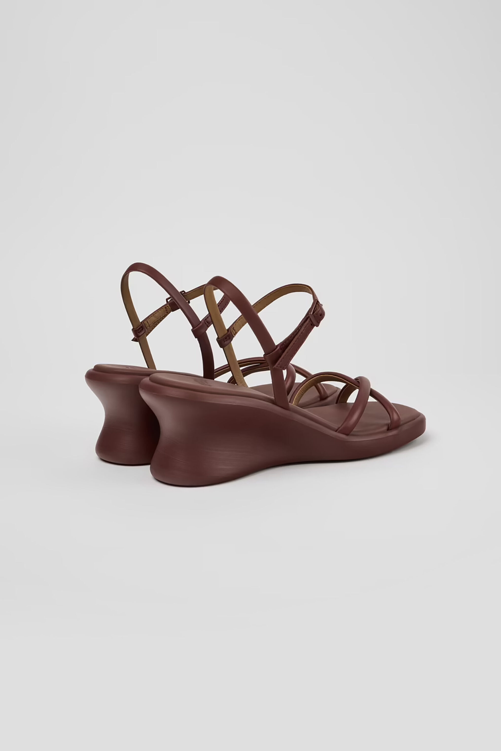CAMPER Camper γυναικεία δερμάτινα πέδιλα "Louise Sandal" - K201916-002 Μπορντό - 3