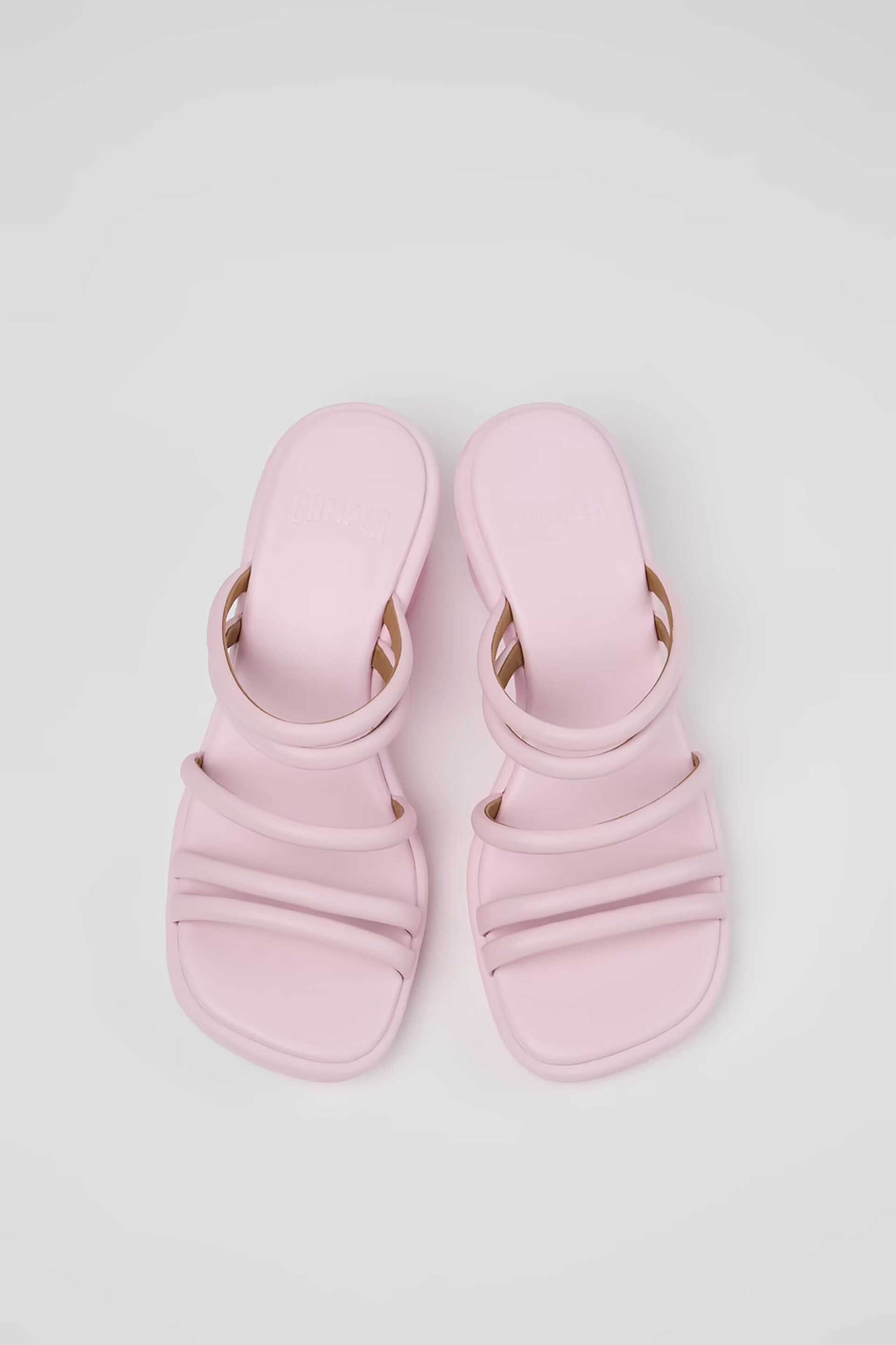 Camper Γυναικεία Δερμάτινα Σανδάλια Louise Sandal - K201938-003 Ροζ