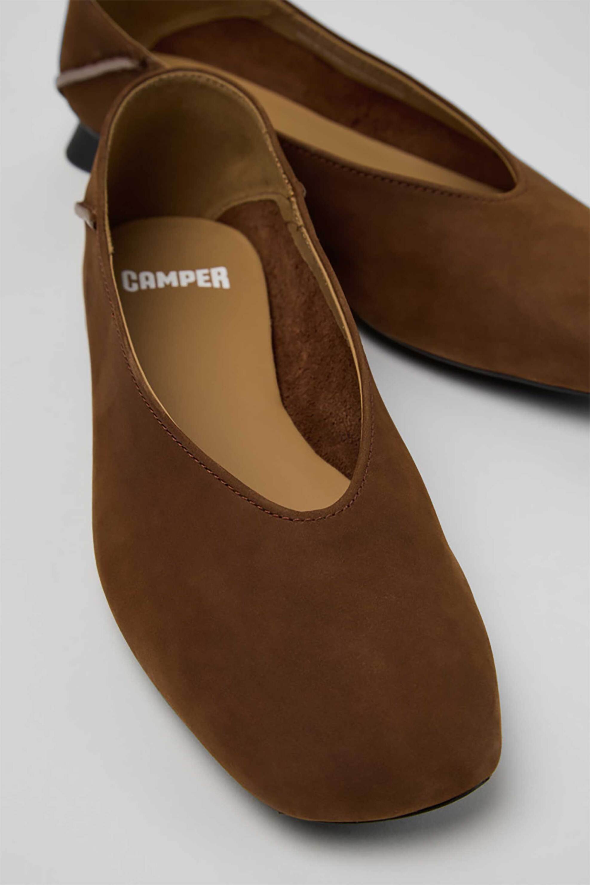 Camper γυναικείες nubuck μπαλαρίνες 
