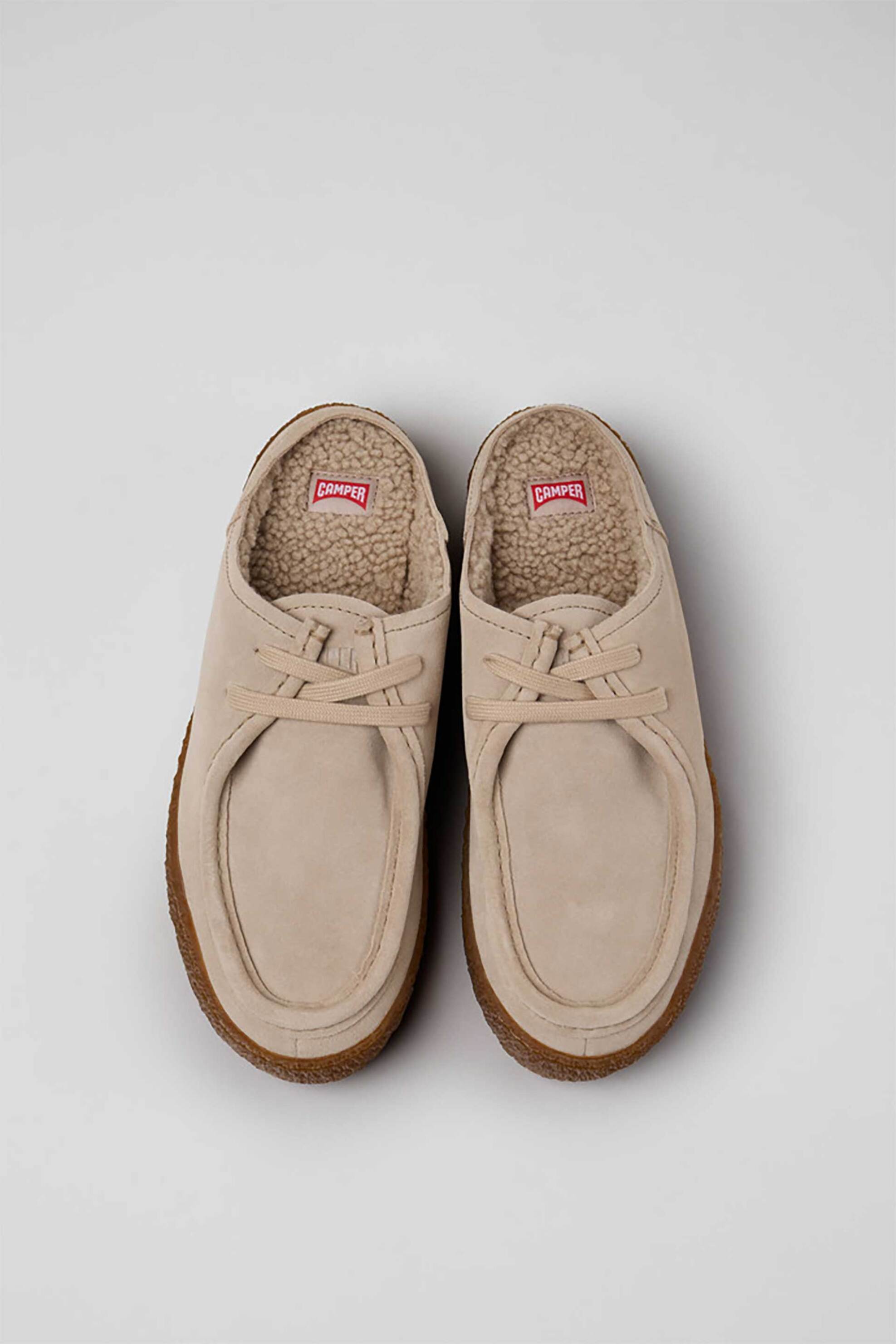 CAMPER Camper γυναικεία suede παπούτσια "Peu Terreno" - K201983-001 Μπεζ - 3