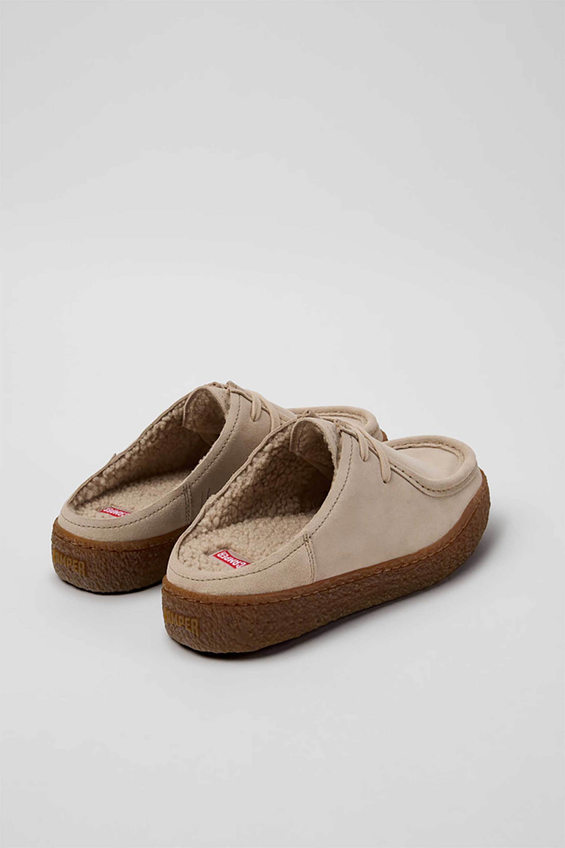 CAMPER Camper γυναικεία suede παπούτσια "Peu Terreno" - K201983-001 Μπεζ - 4
