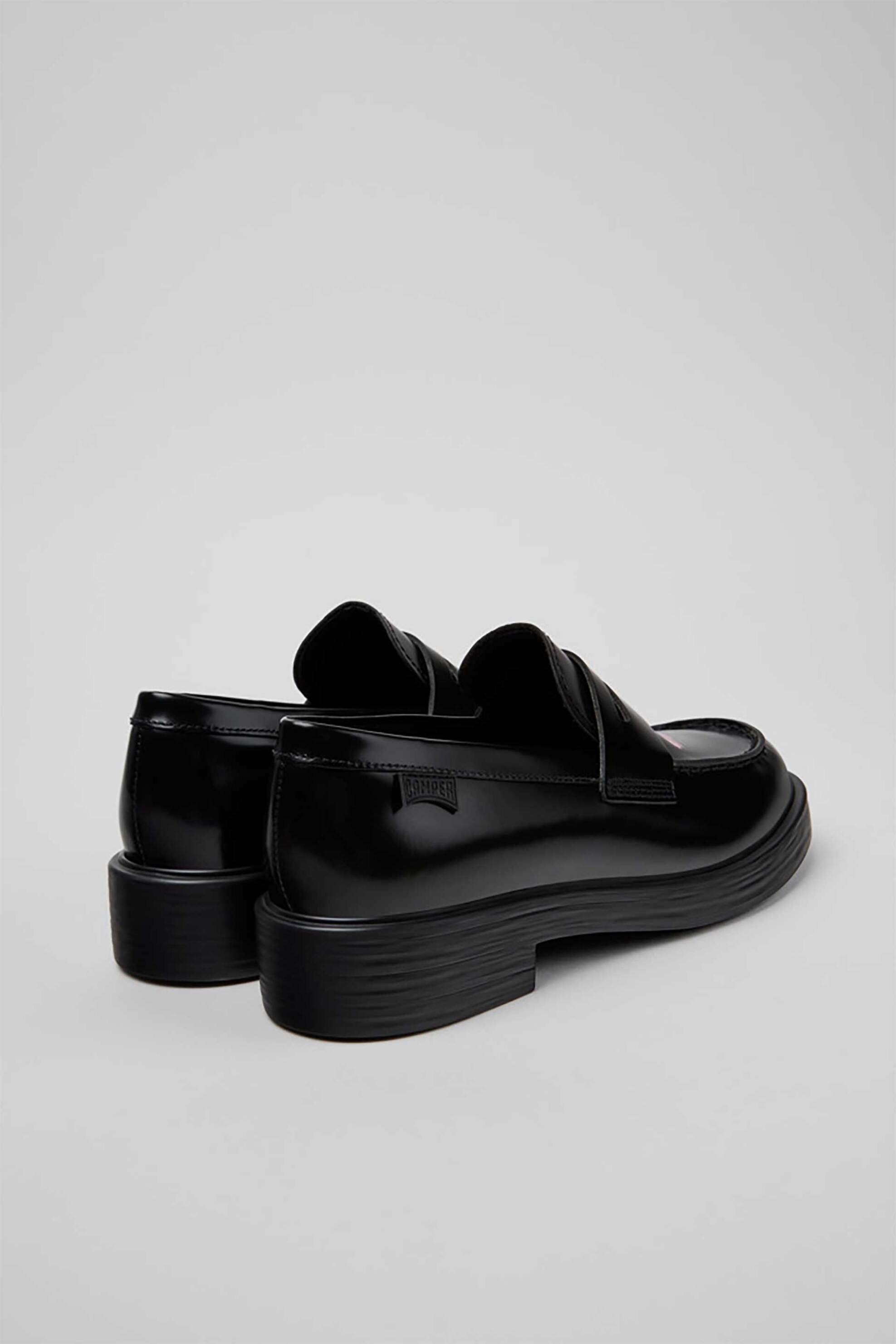 CAMPER Camper γυναικεία δερμάτινα loafers "Twins" - K201790-007 Μαύρο - 4