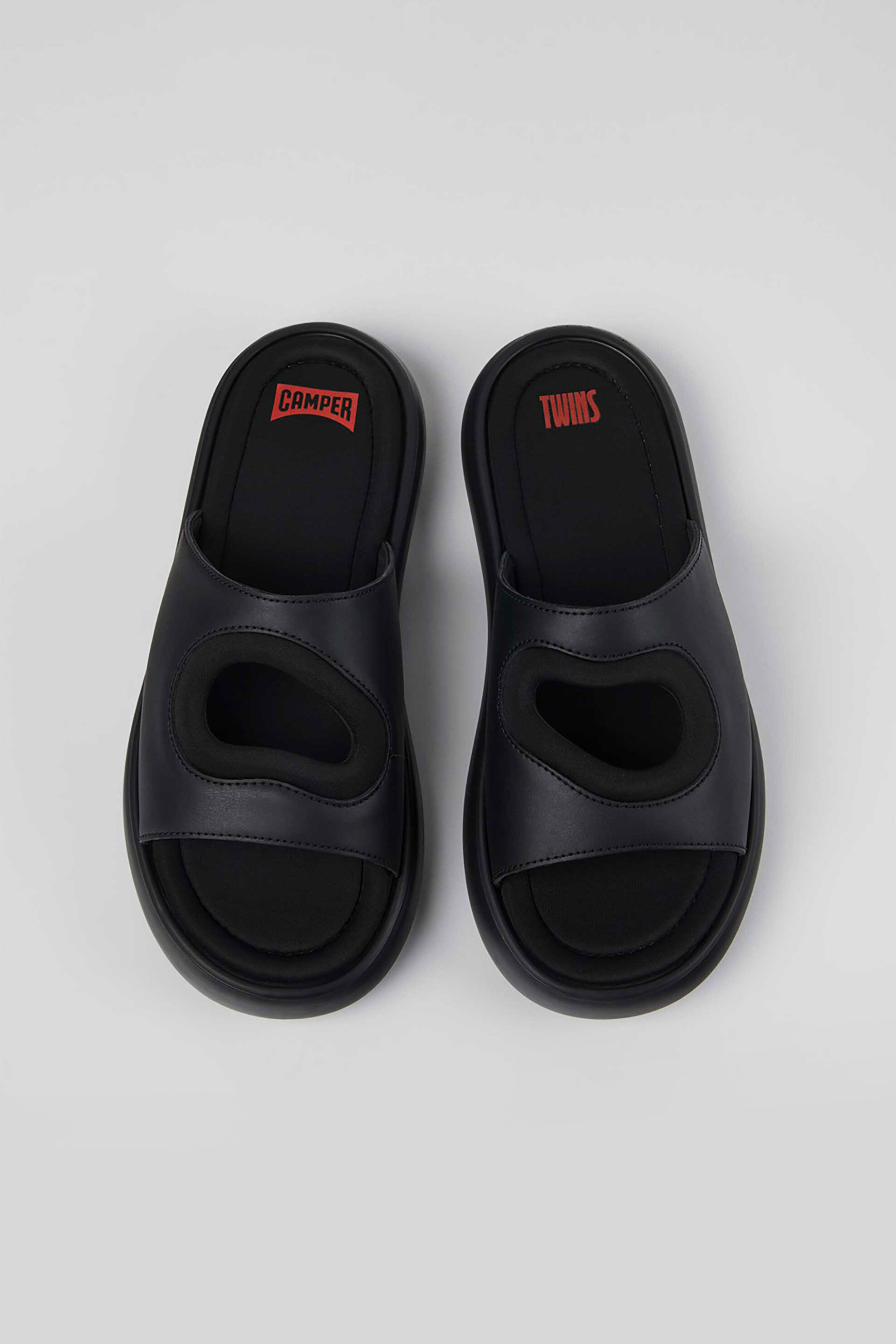 CAMPER Camper ανδρικές παντόφλες "Twins" - K100939-001 Μαύρο