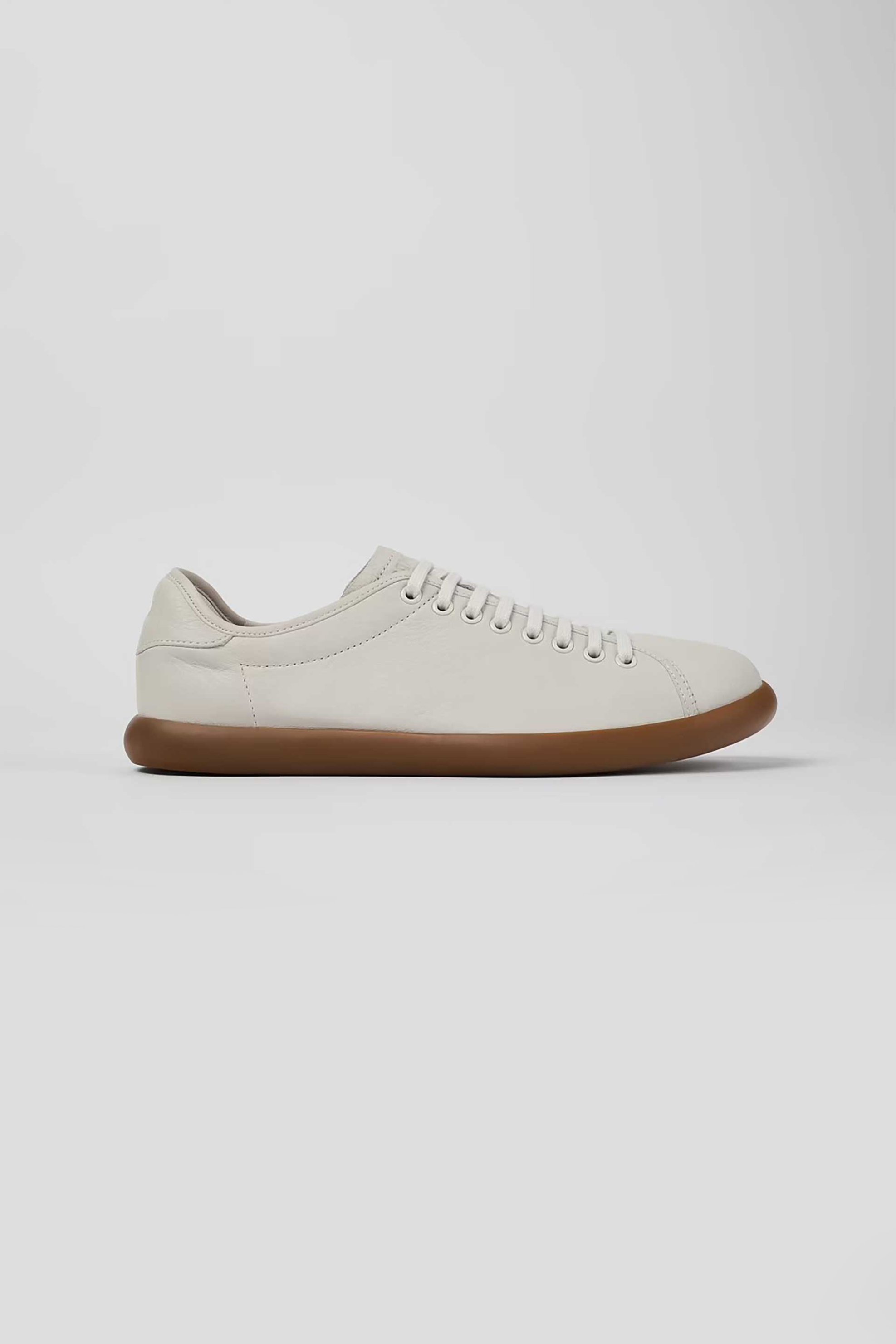 Camper ανδρικά δερμάτινα sneakers "Pelotas Soller" - K100974-001 Λευκό