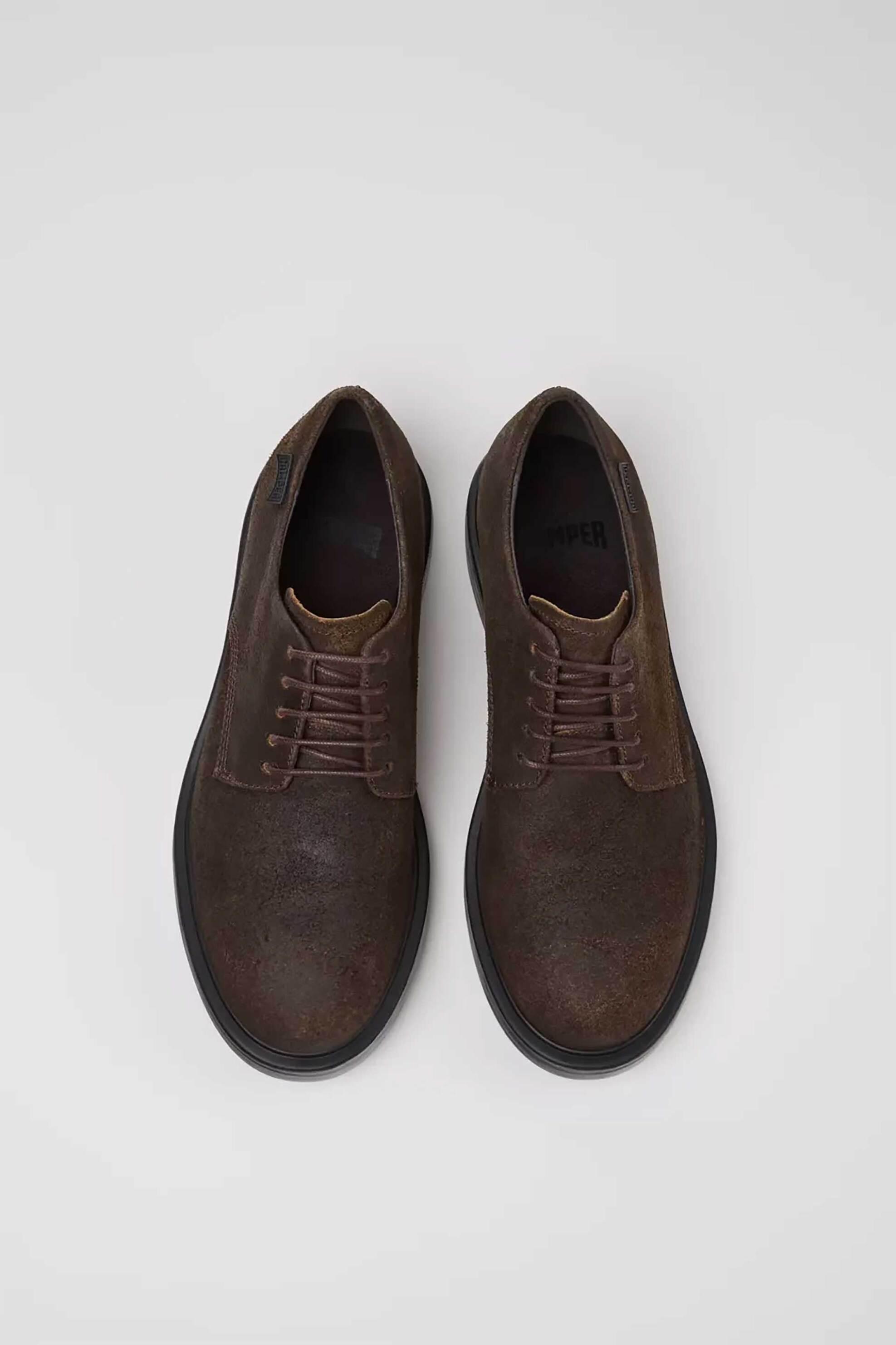 Camper ανδρικά nubuck oxford "Dean" - K100979-011 Καφέ φωτογραφία