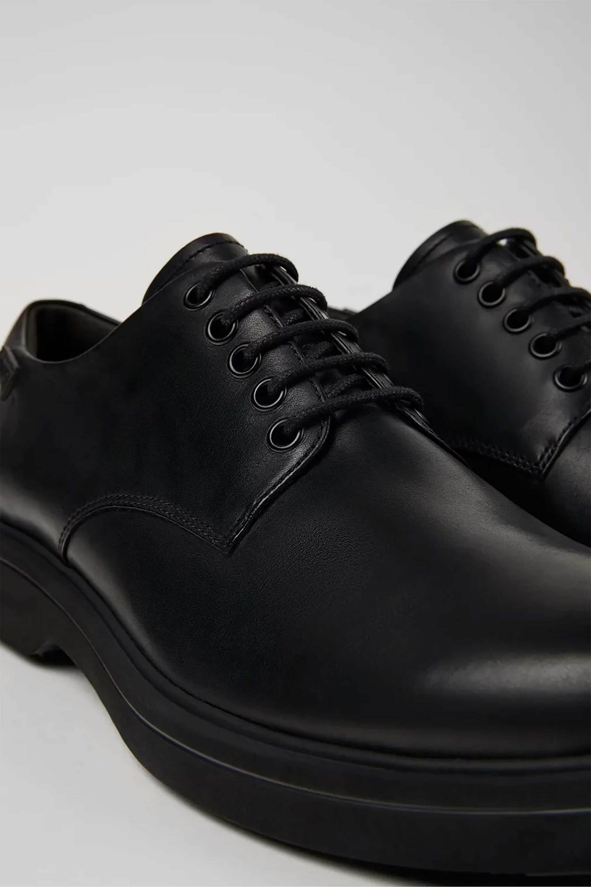 Camper ανδρικά δερμάτινα oxford "Norman" - K100998-001 Μαύρο φωτογραφία