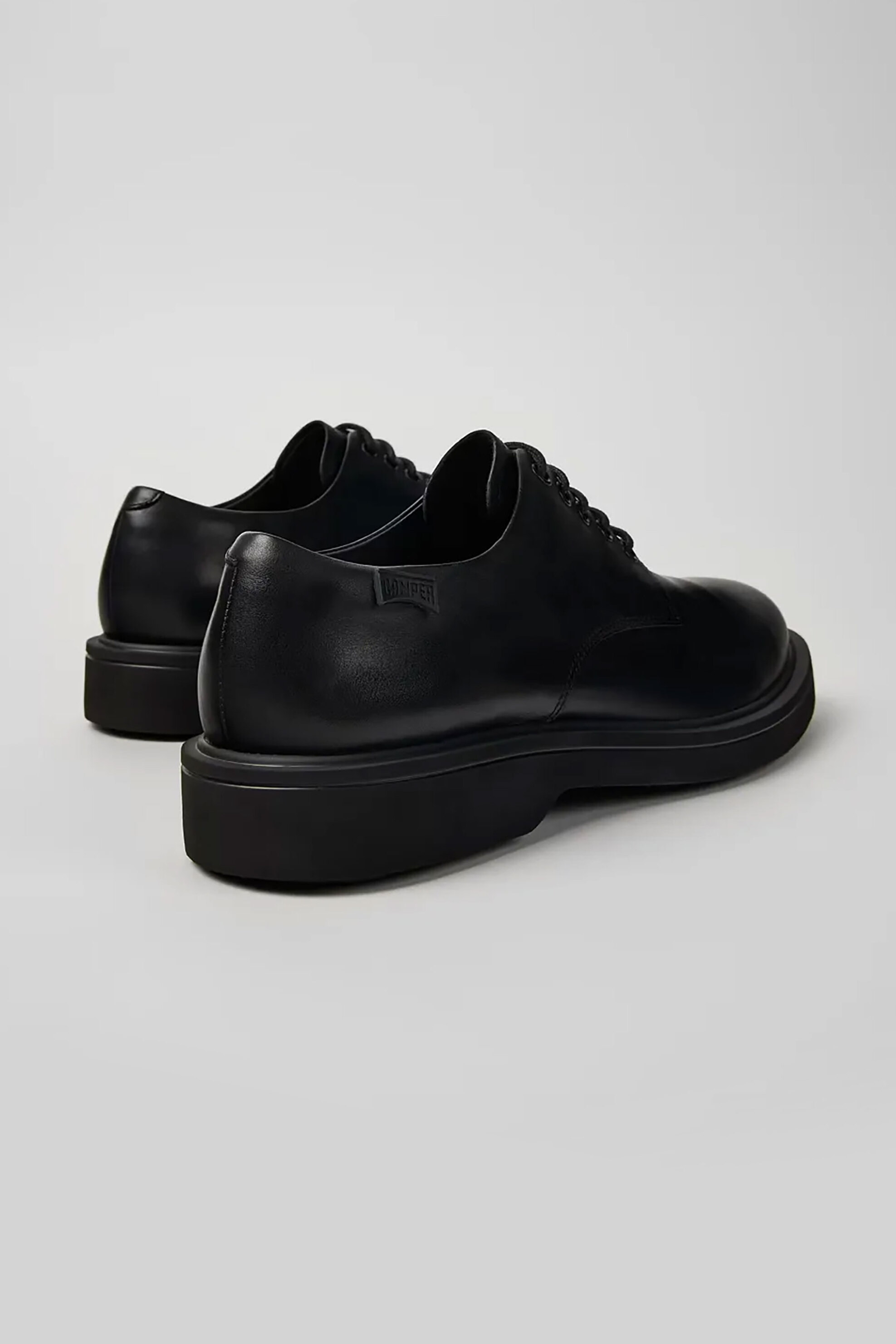Camper ανδρικά δερμάτινα oxford "Norman" - K100998-001 Μαύρο φωτογραφία