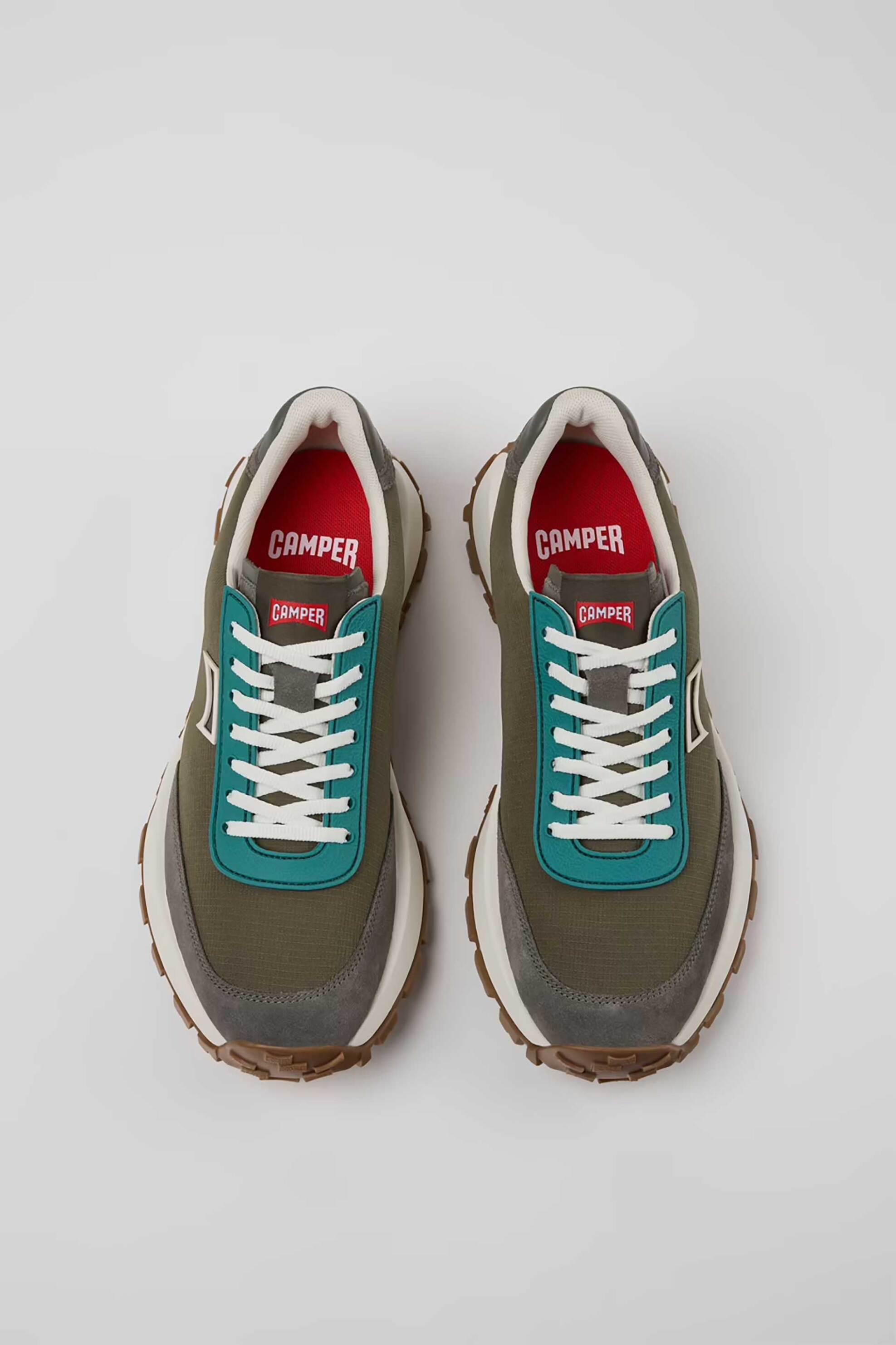 Camper Ανδρικά Nubuck Sneakers Drift Trail - K100864-049 Πράσινο Σκούρο