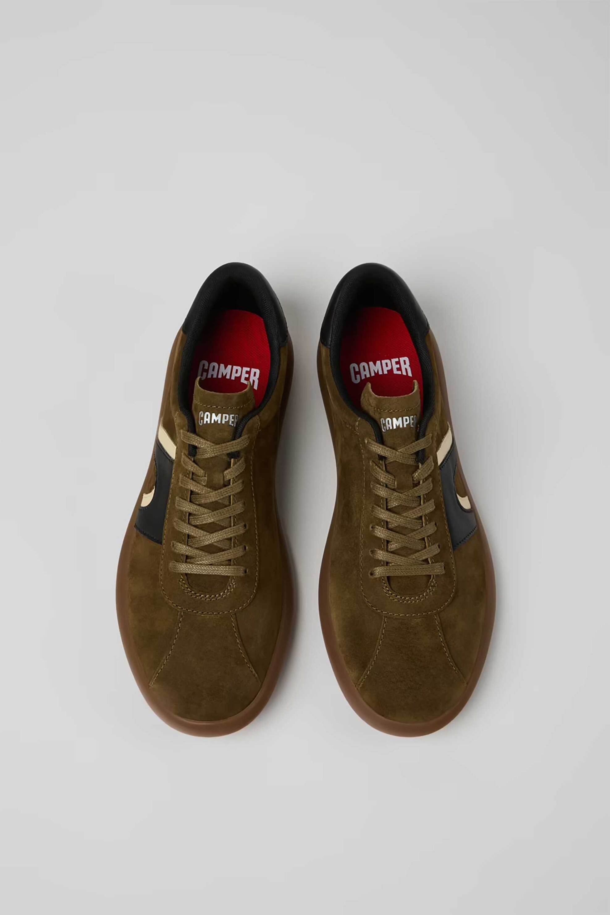 Camper Ανδρικά Nubuck Sneakers Pelotas Soller - K100937-026 Καφέ