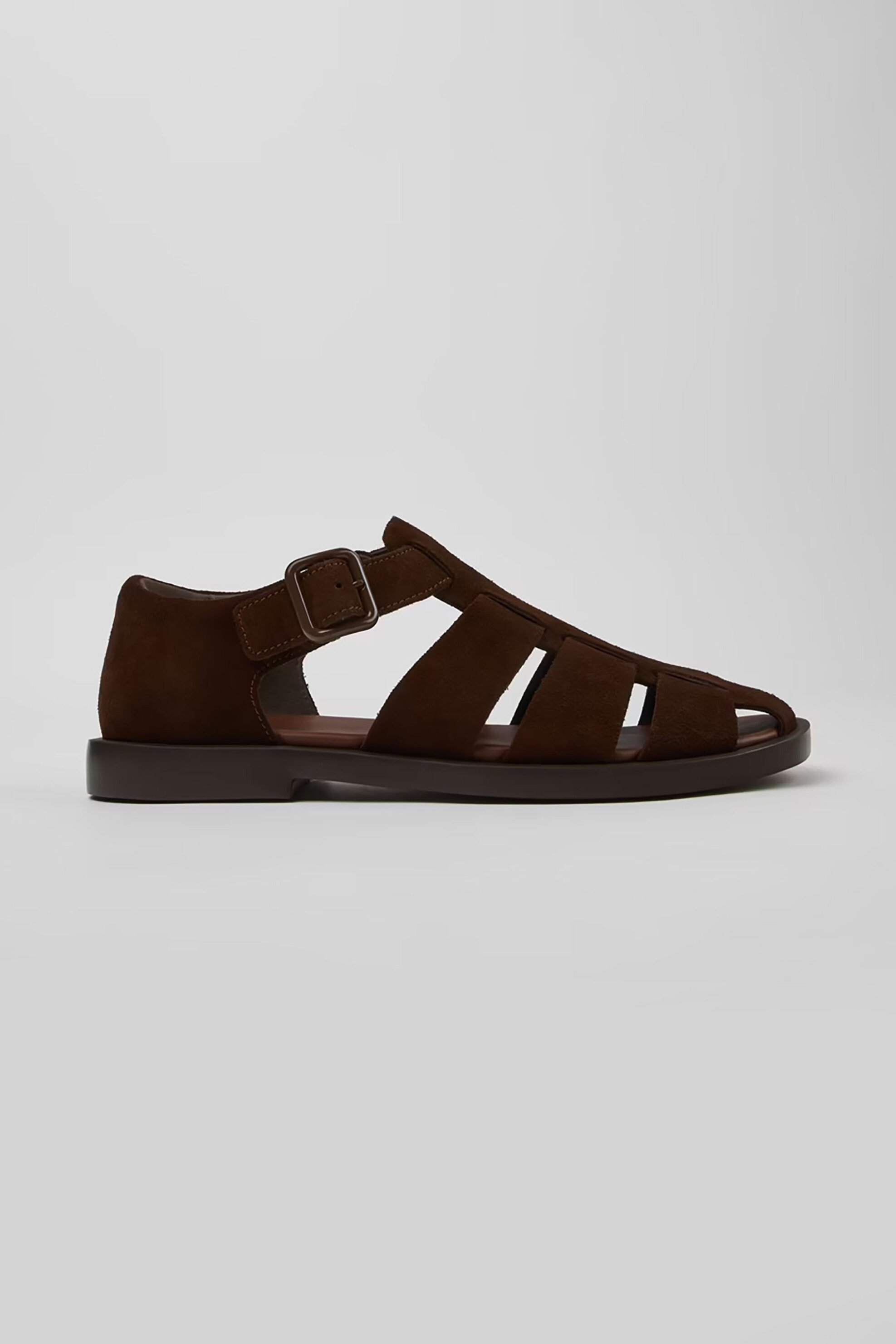Camper ανδρικά δερμάτινα suede πέδιλα "Don" - K101011-004 Καφέ