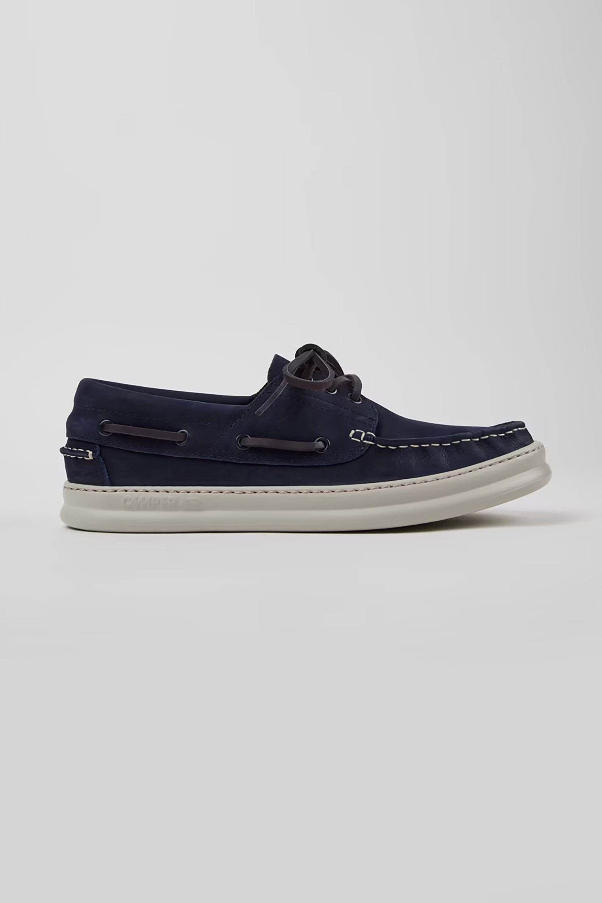 Camper ανδρικά δερμάτινα suede μοκασίνια "Runner" - K101073-006 Μπλε Σκούρο