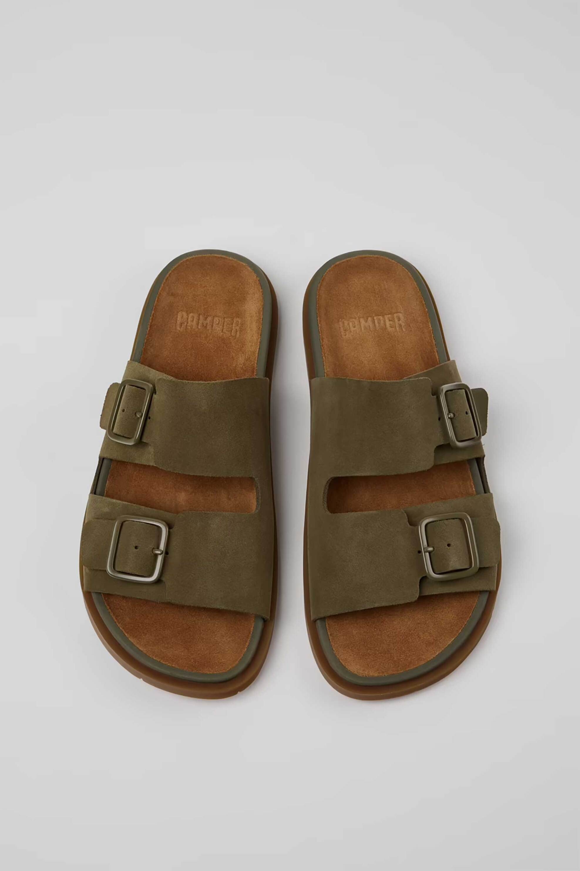 Camper Ανδρικά Σανδάλια Lluc Sandal - K101091-004 Πράσινο Σκούρο