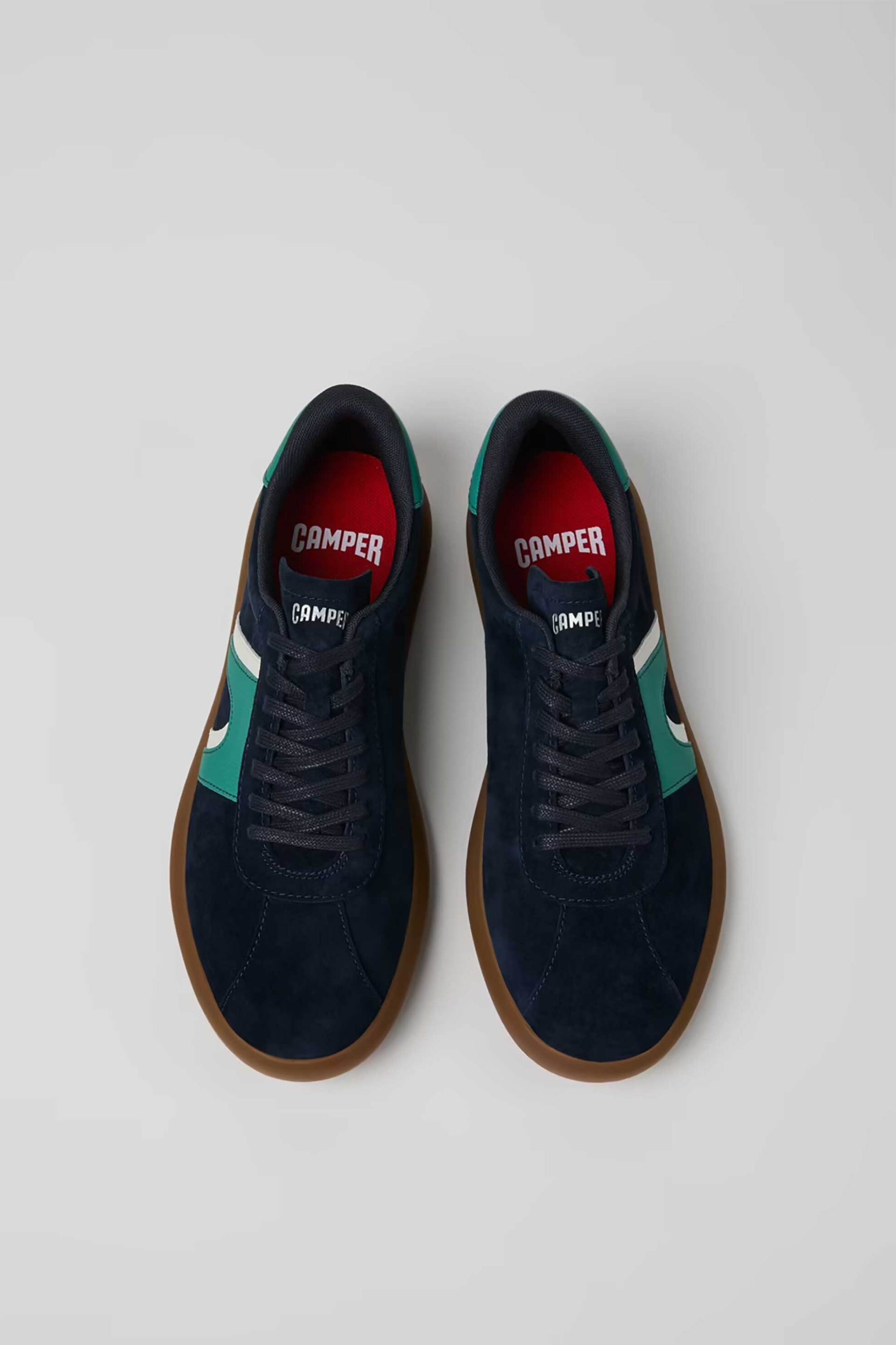 Camper Ανδρικά Nubuck Sneakers Pelotas Soller - K100937-027 Μπλε Σκούρο