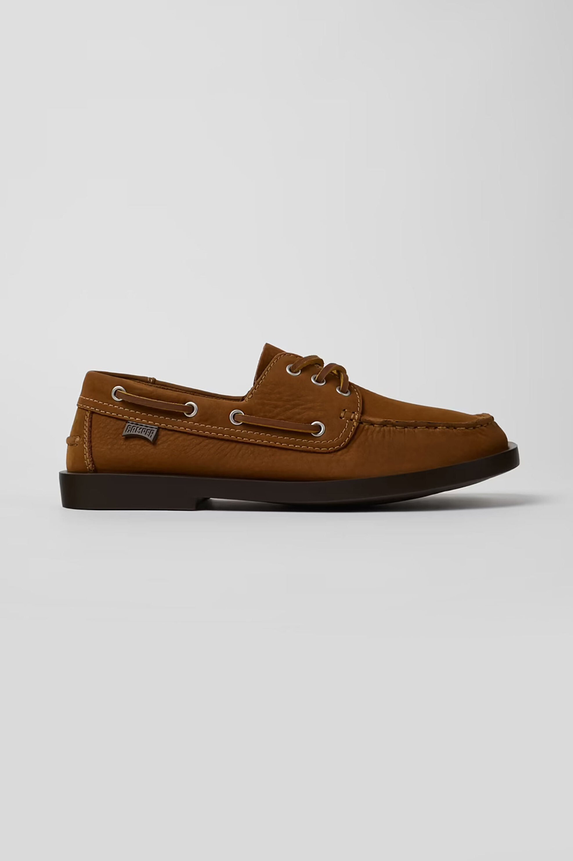 Camper ανδρικά suede μοκασίνια "Don" - K101013-005 Καφέ