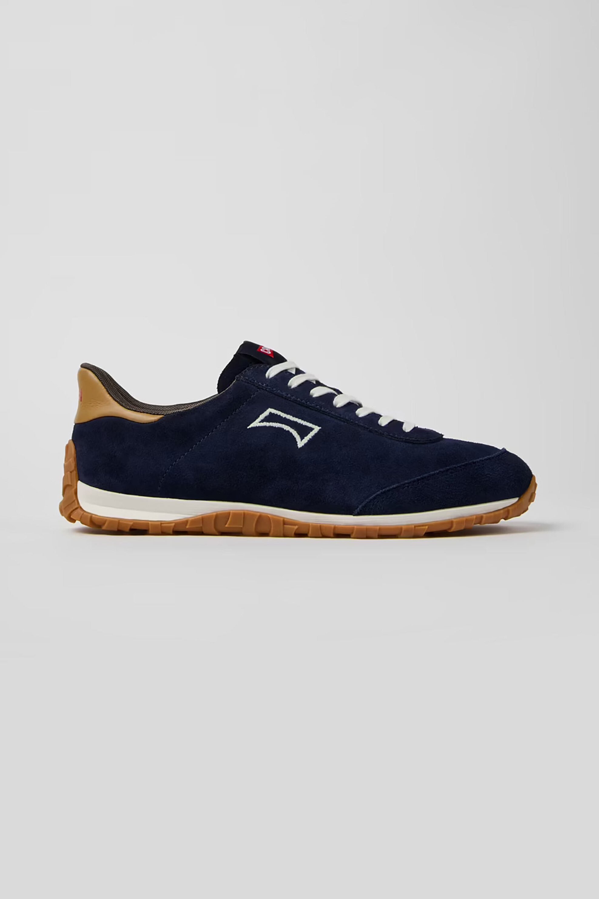 Camper ανδρικά δερμάτινα sneakers με λογότυπο "Drift Walk" - K101097-005 Μπλε Σκούρο