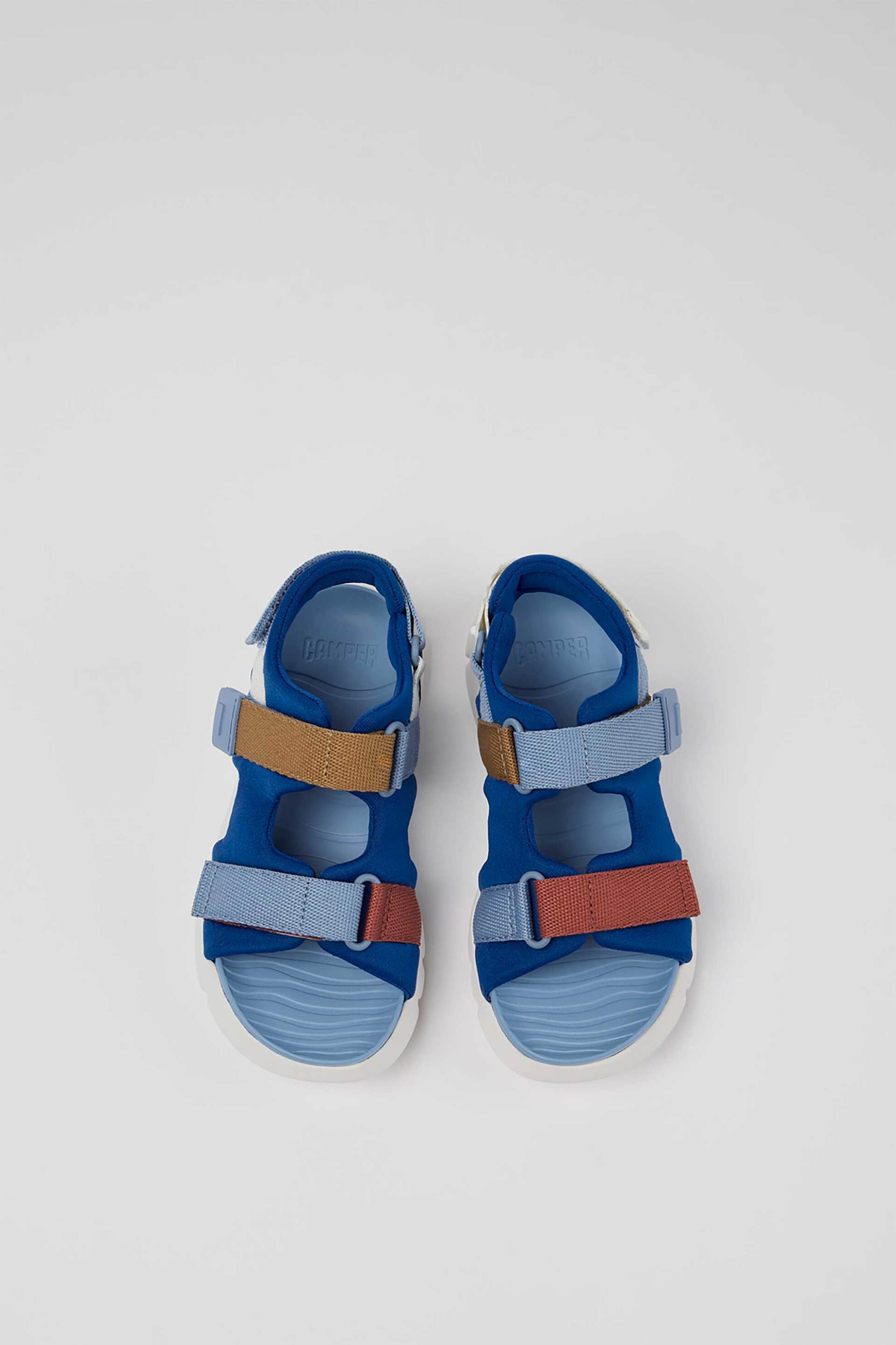 Camper παιδικά πέδιλα με velcro "Twins" (28-34) - K800532-008-1 Μπλε φωτογραφία