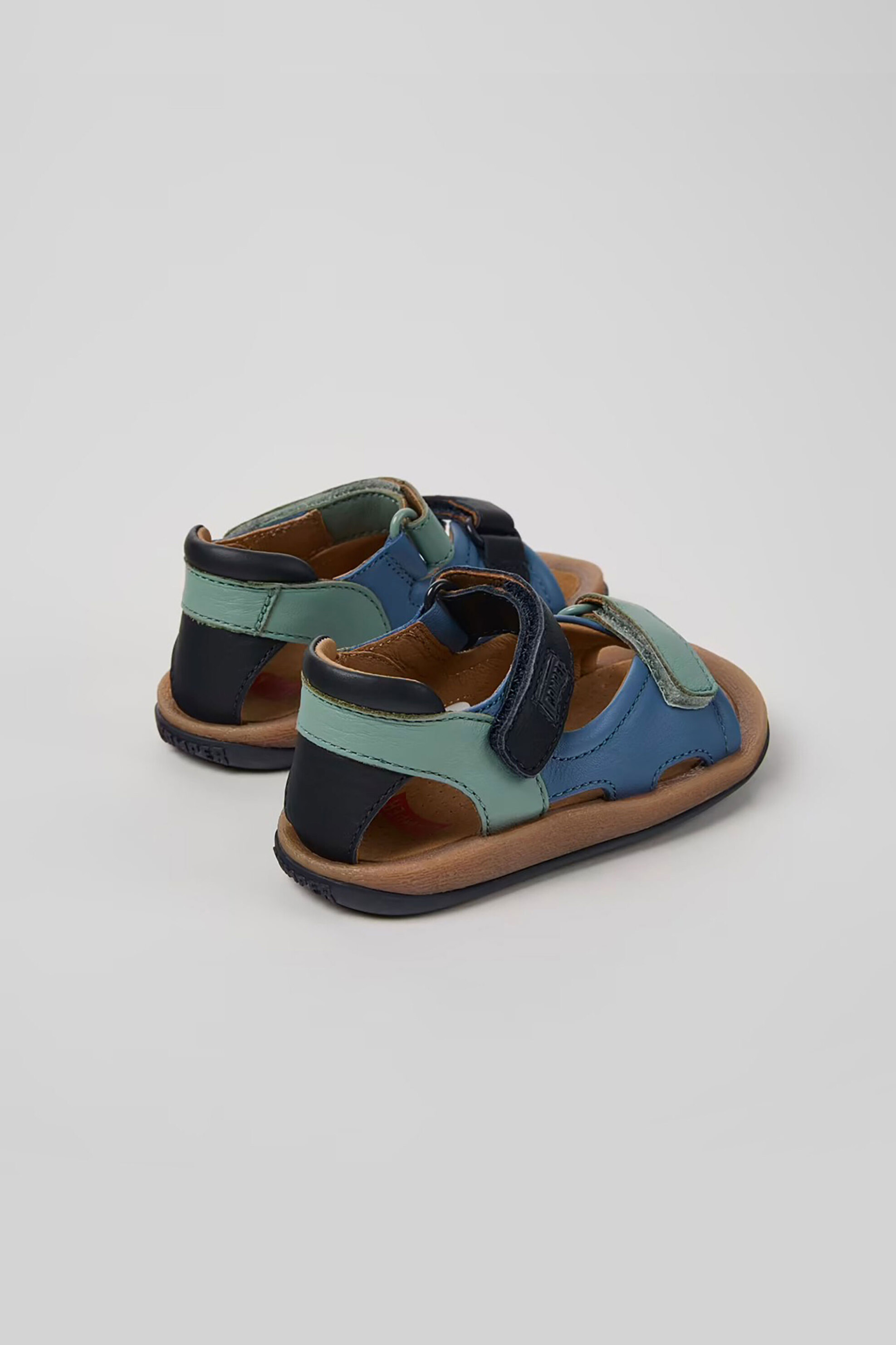 Camper Βρεφικά Δερμάτινα Πέδιλα Twins - K800362-014 Μπλε