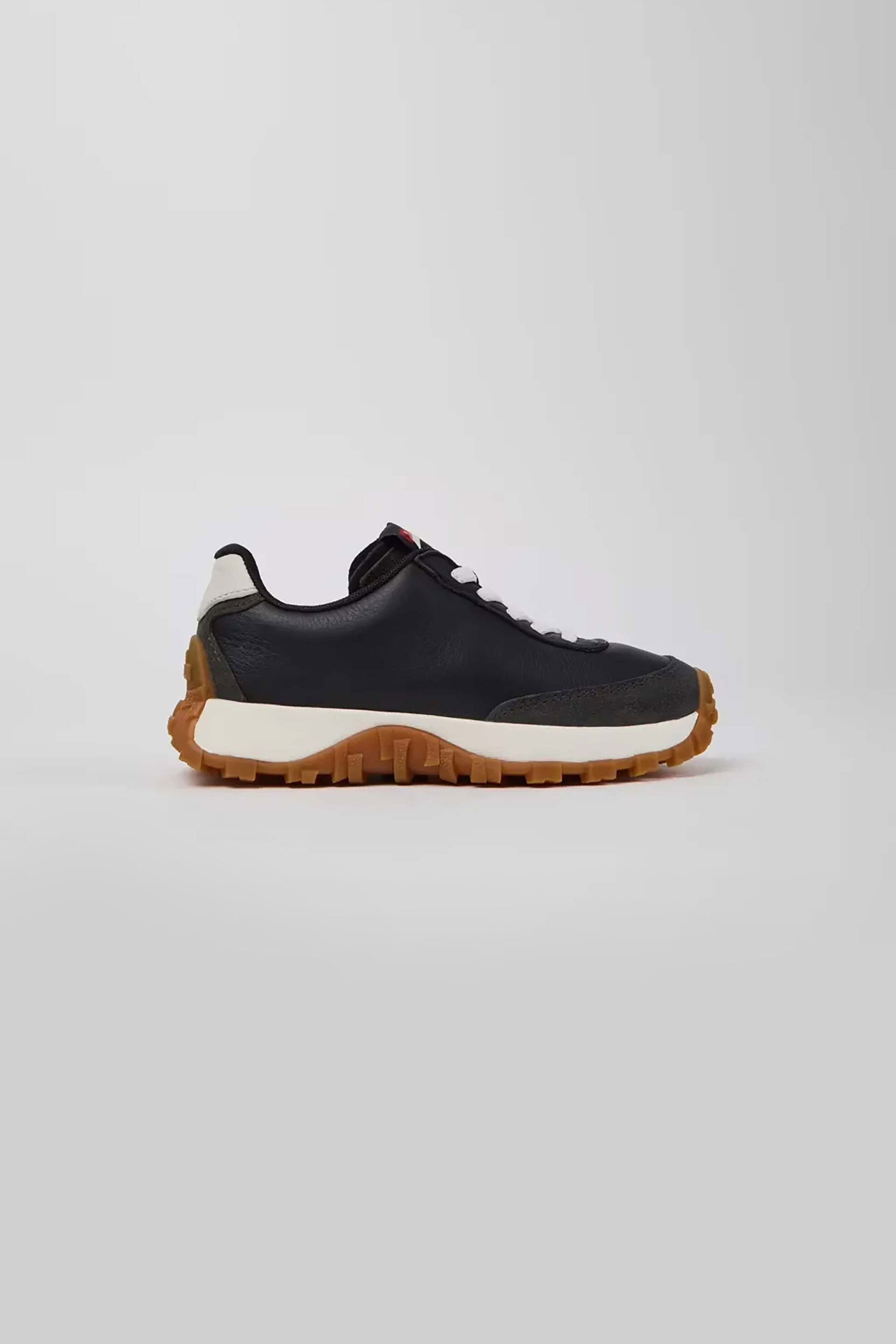 Camper παιδικά nubuck sneakers με λογότυπο - K800548-004 Μαύρο