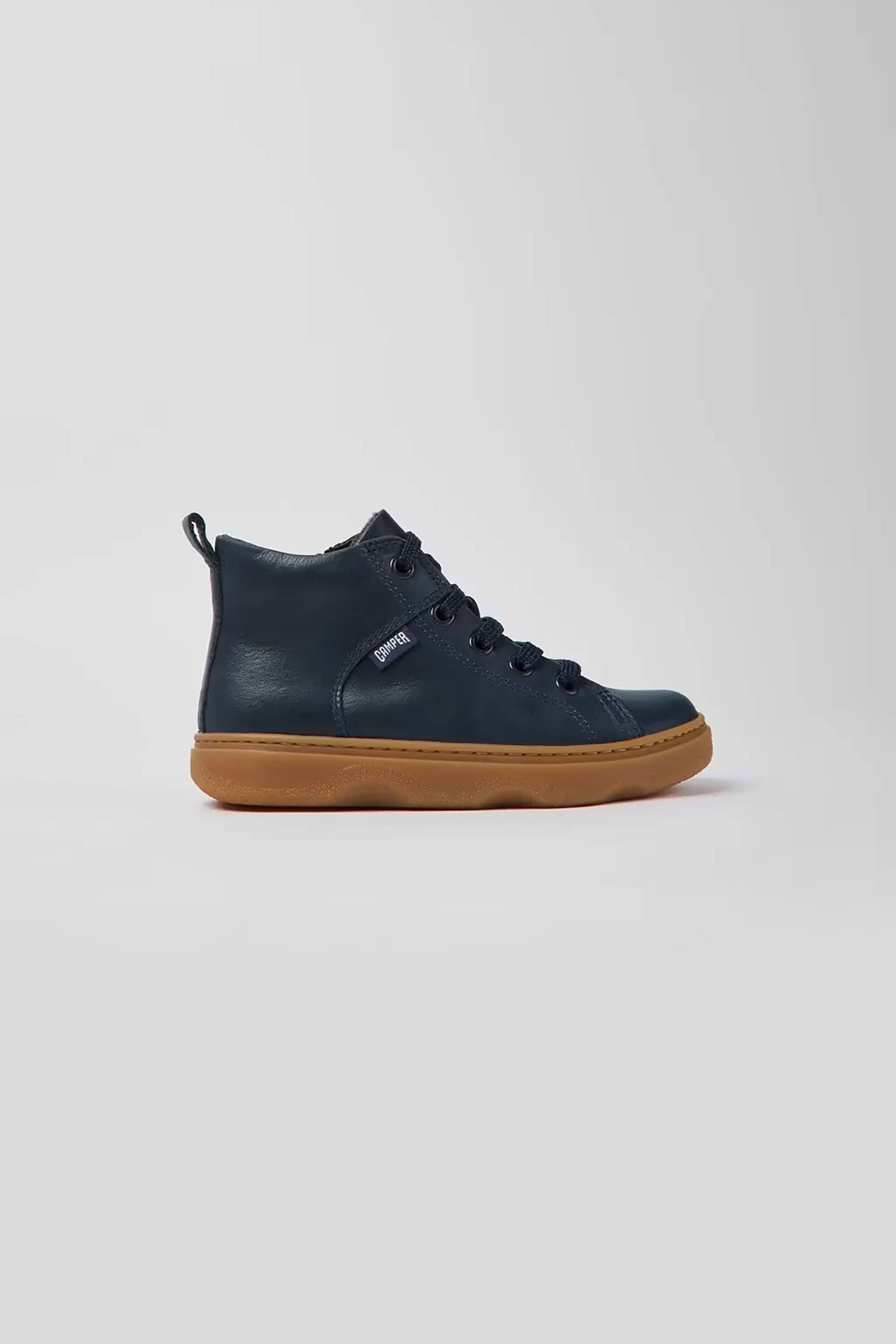 CAMPER Camper παιδικά δερμάτινα μποτάκια - K900189-016-1 Μπλε Σκούρο