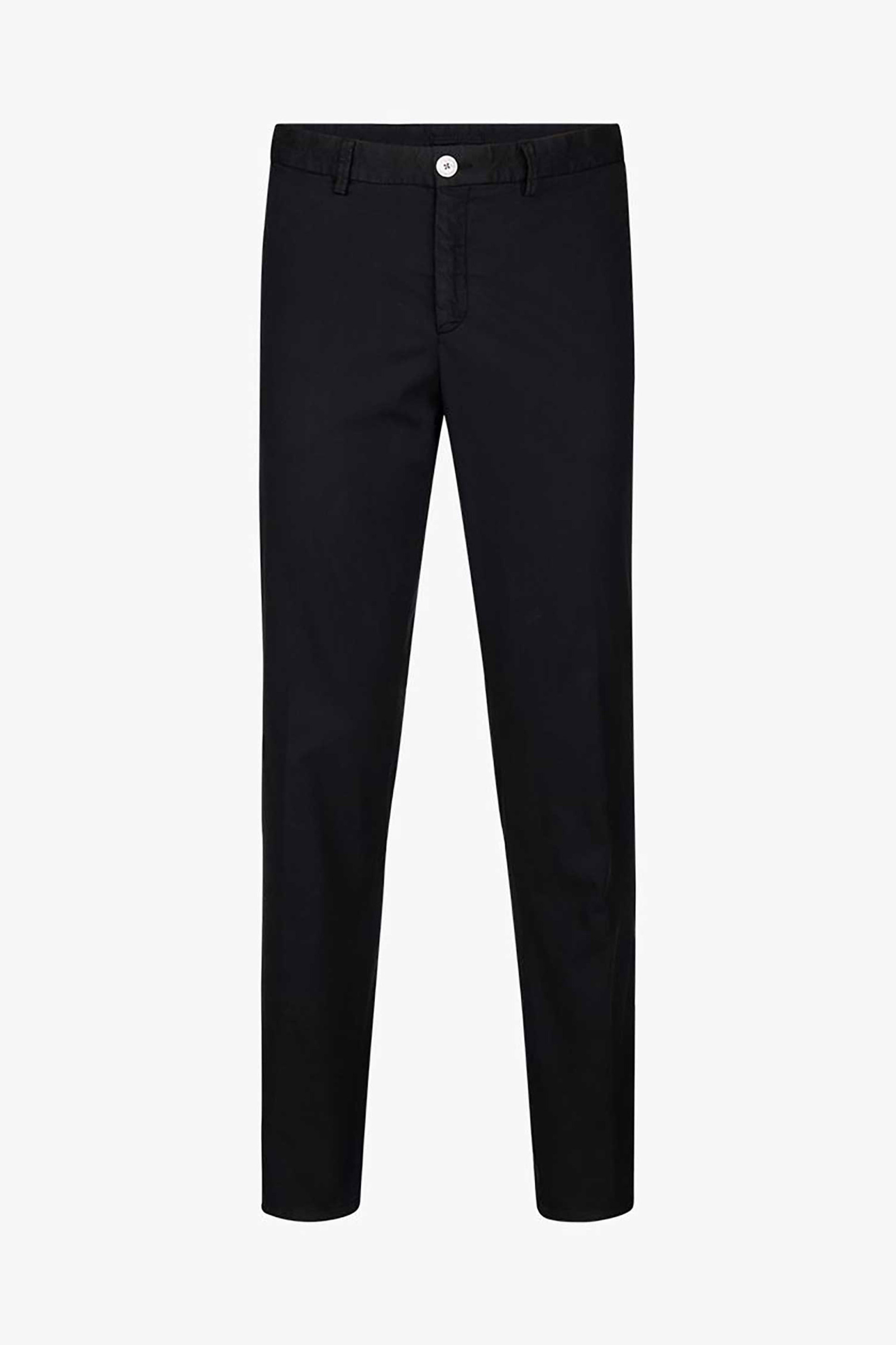 Profuomo Ανδρικό Chino Παντελόνι Μονόχρωμο Slim Fit 820 - Ppvq10011D Σκούρο Μπλε