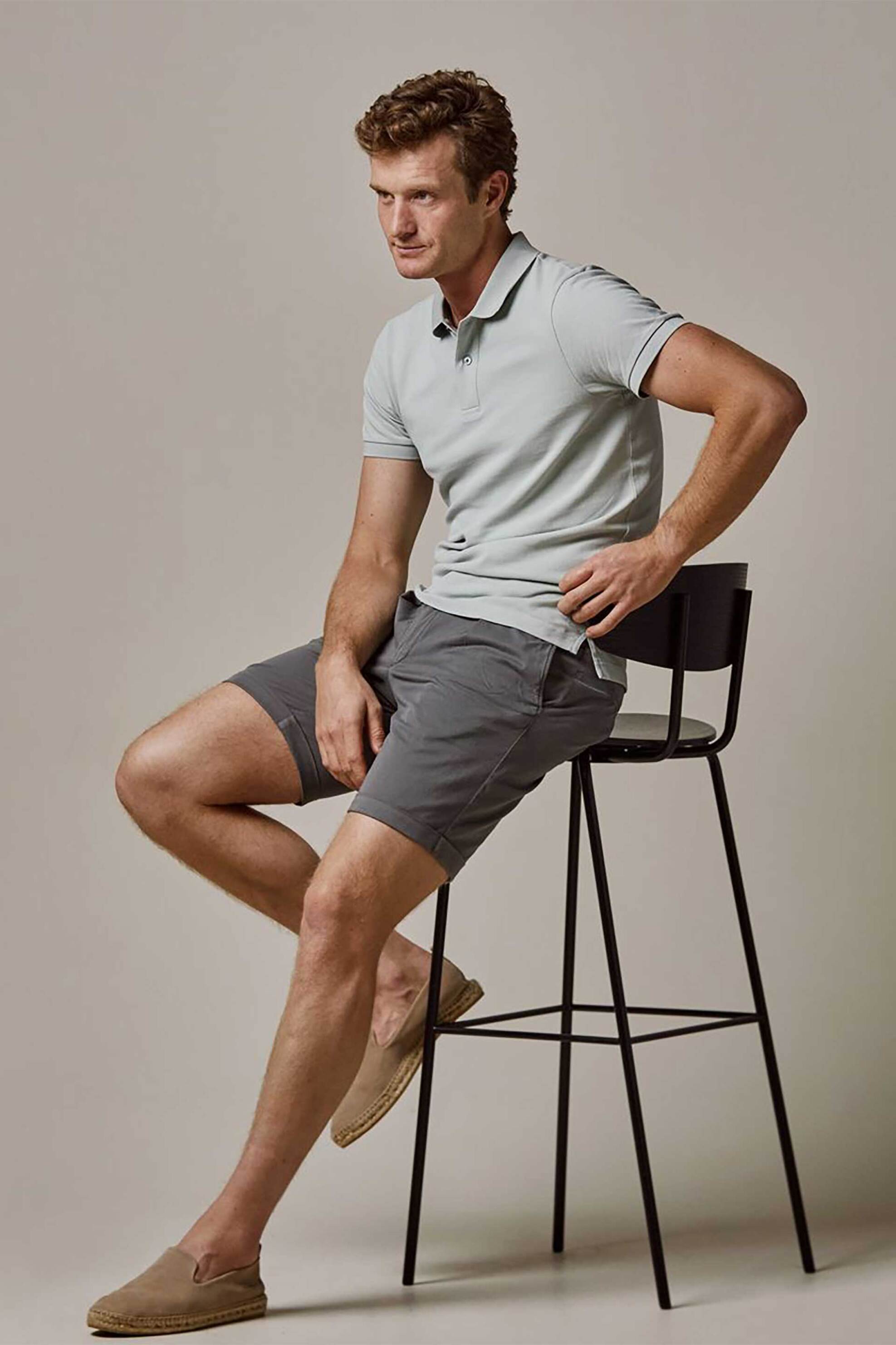 Profuomo ανδρική κοντομάνικη πόλο μπλούζα πικέ Slim Fit - PPVJ10040L