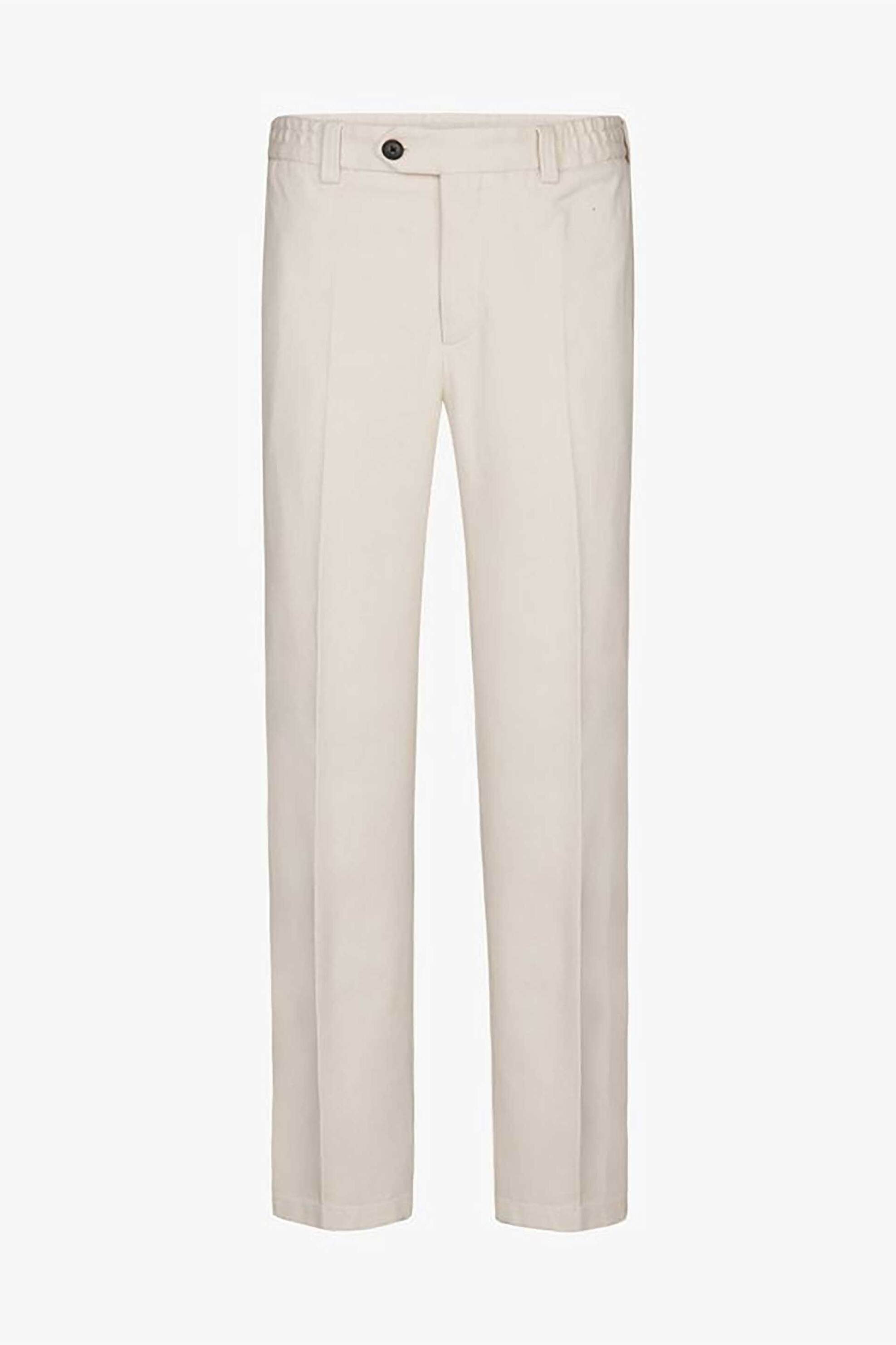 Profuomo Ανδρικό Chino Παντελόνι Loose Fit - Ppvq30021A Κρέμ