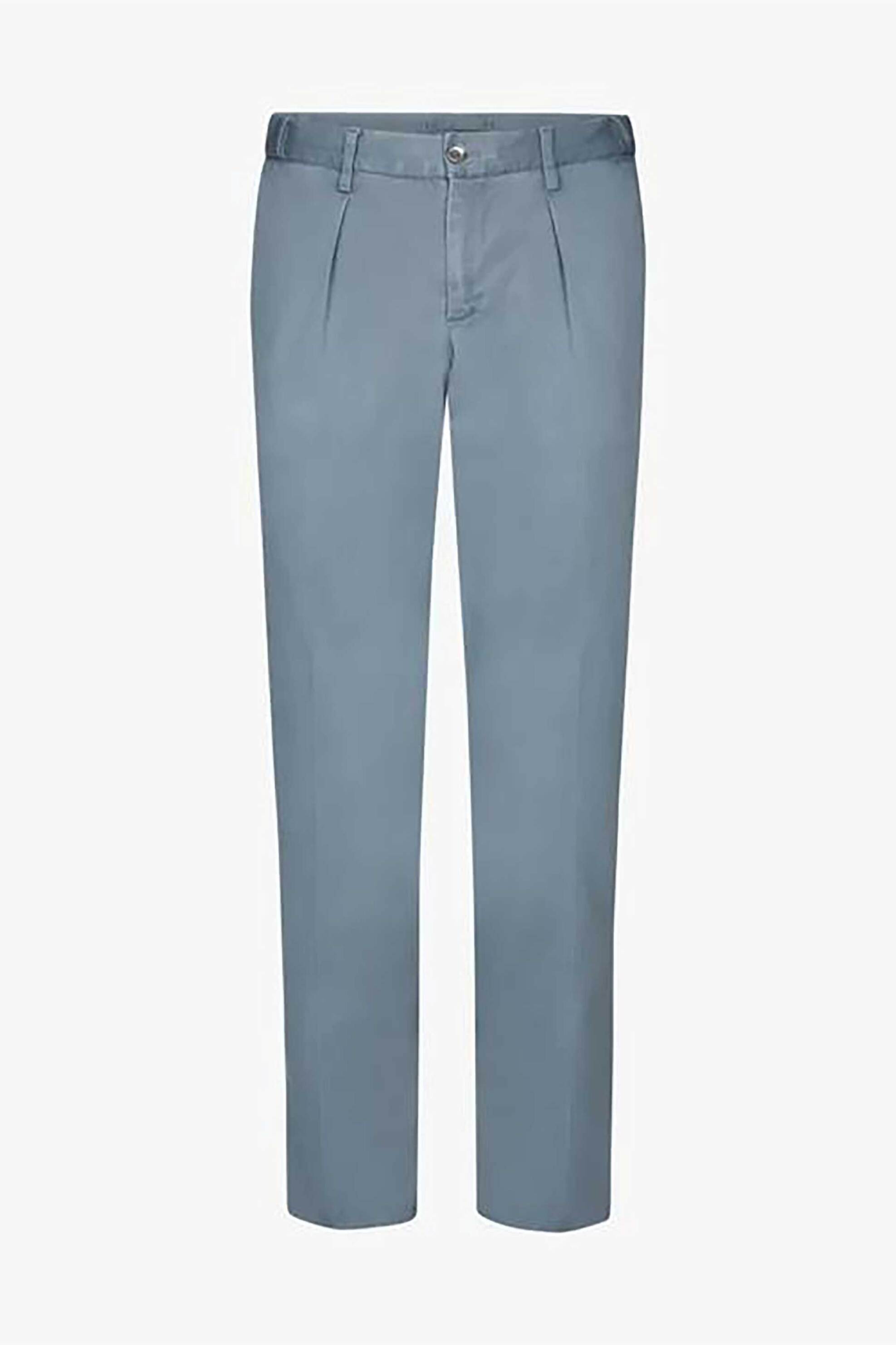 Profuomo ανδρικό chino παντελόνι Relaxed Fit - PPWQ10012A Μπλε Ανοιχτό