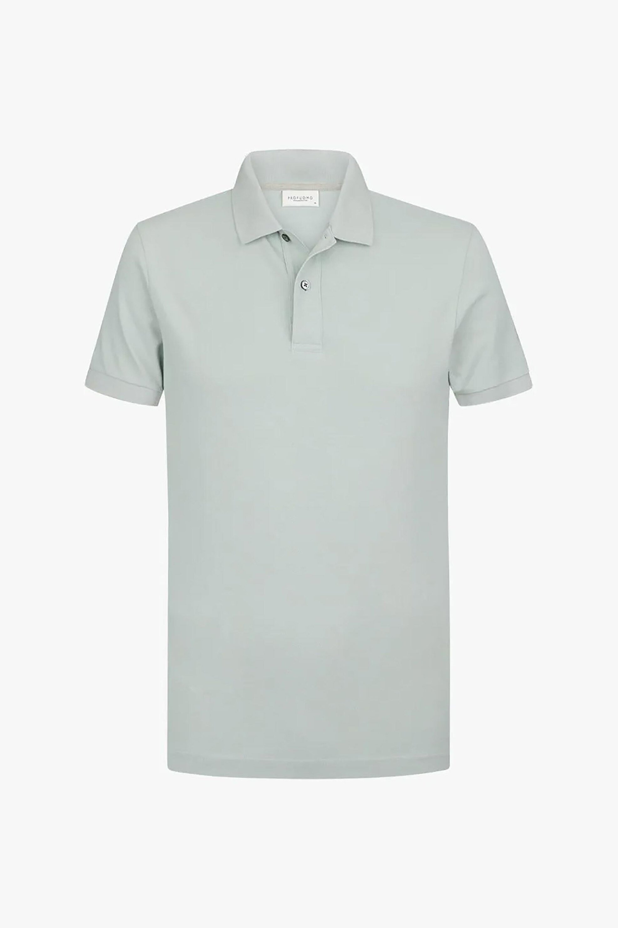 Profuomo Ανδρική Πικέ Μπλούζα Πόλο Normal Fit - Ppwd10019J Πράσινο Μέντας