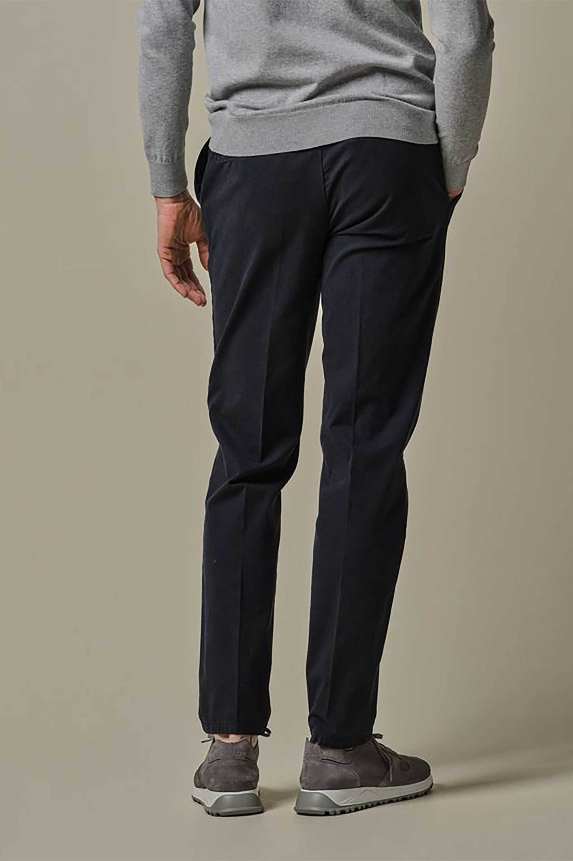 Profuomo ανδρικό chino παντελόνι Relaxed Fit - PP2Q00004C Σκούρο Μπλε φωτογραφία