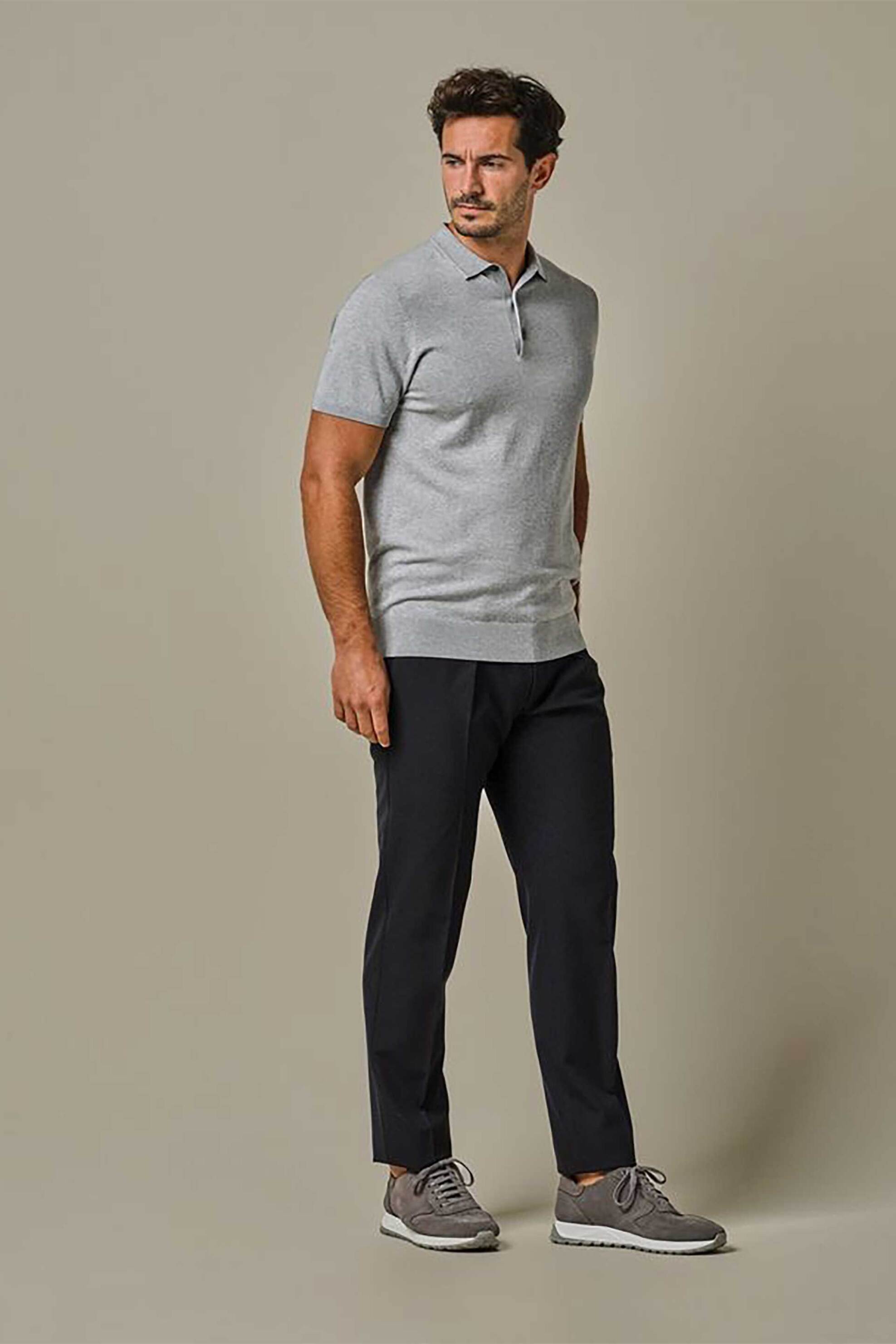 Profuomo ανδρικό παντελόνι Relaxed Fit - PP2Q00005A Σκούρο Μπλε