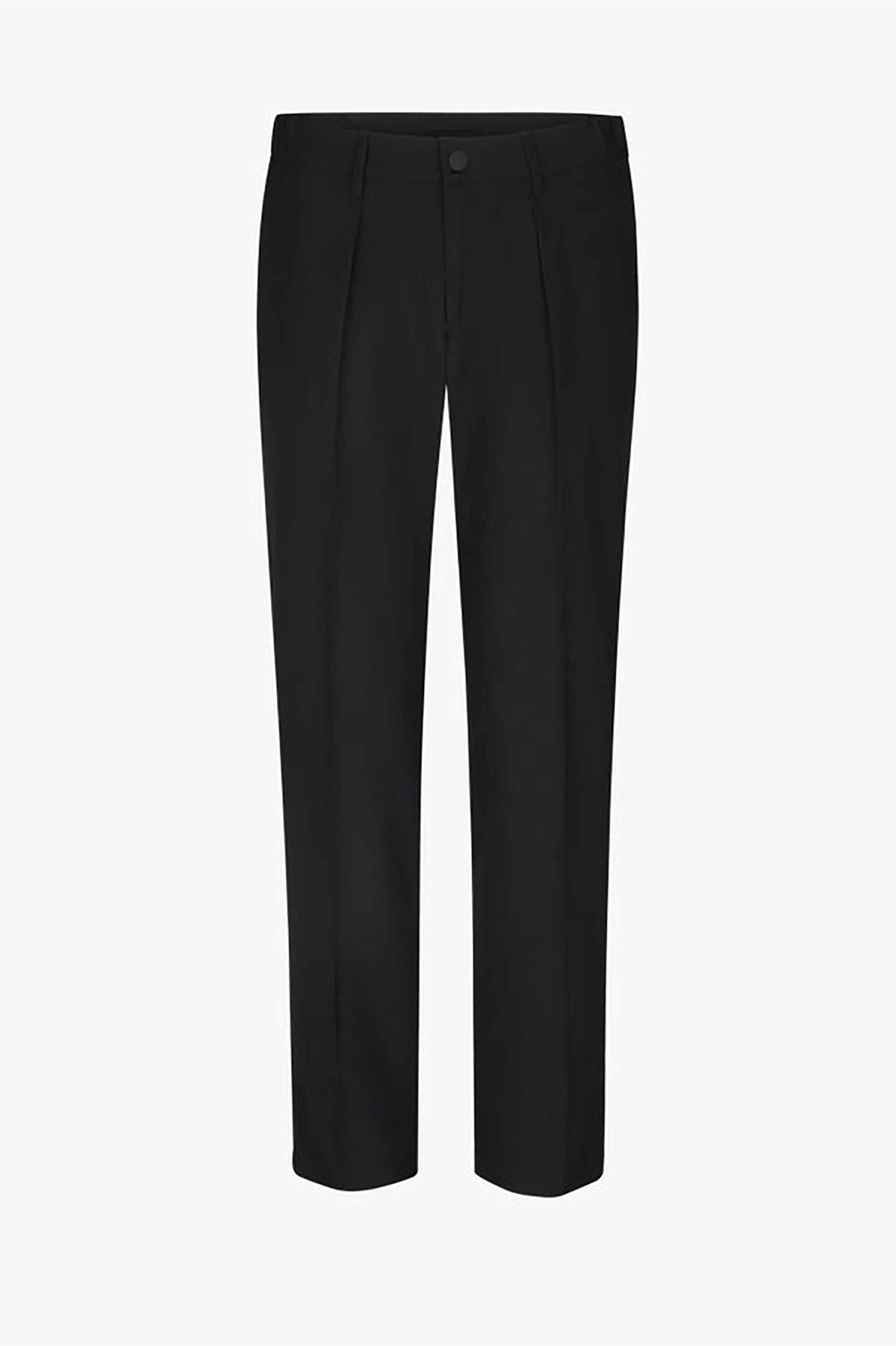 Profuomo ανδρικό παντελόνι μονόχρωμο Regular Fit - PPWQ30010A Μαύρο φωτογραφία