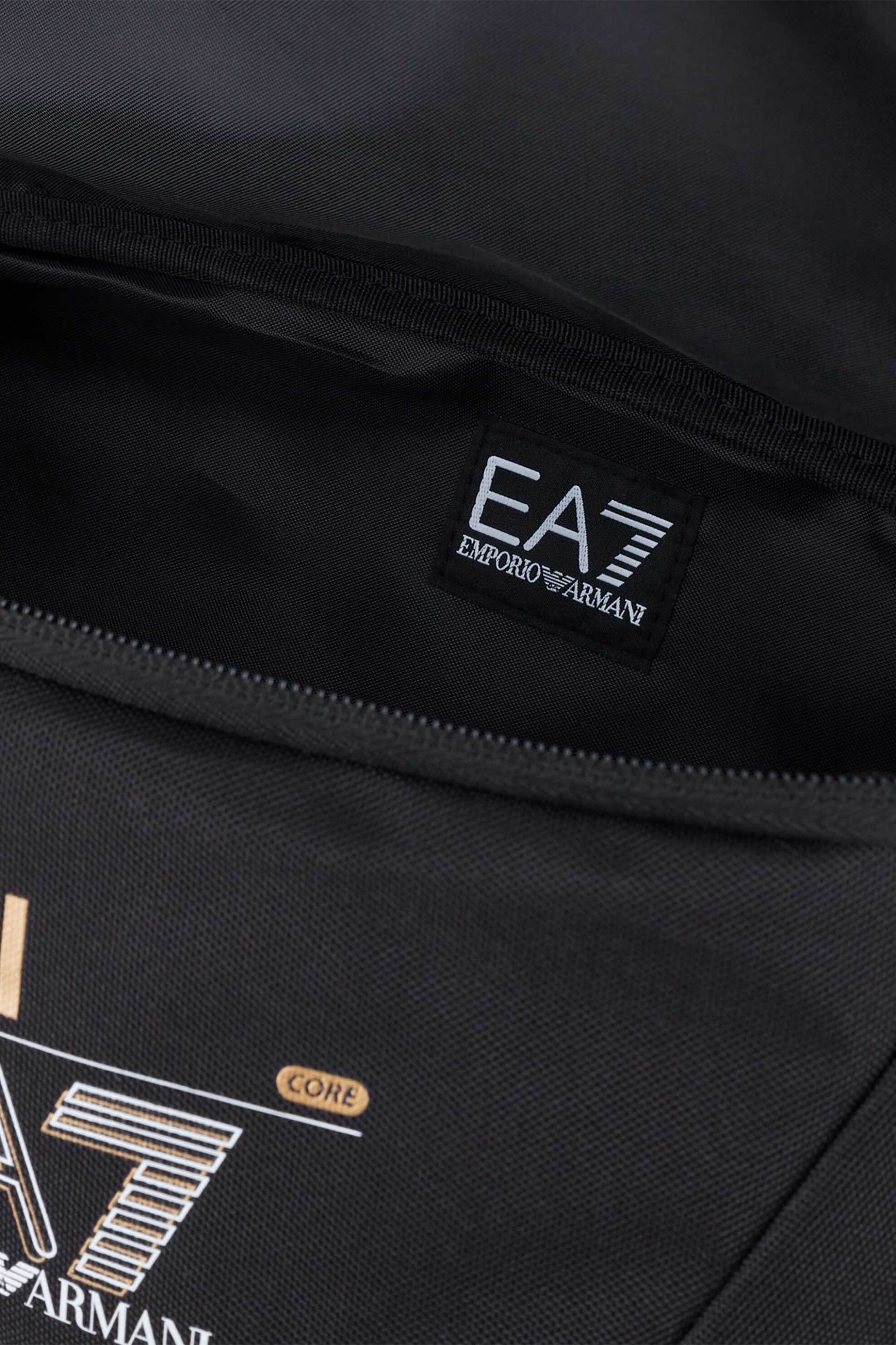 EA7 unisex τσαντάκι μέσης με λογότυπο - 245079CC940 Μαύρο φωτογραφία