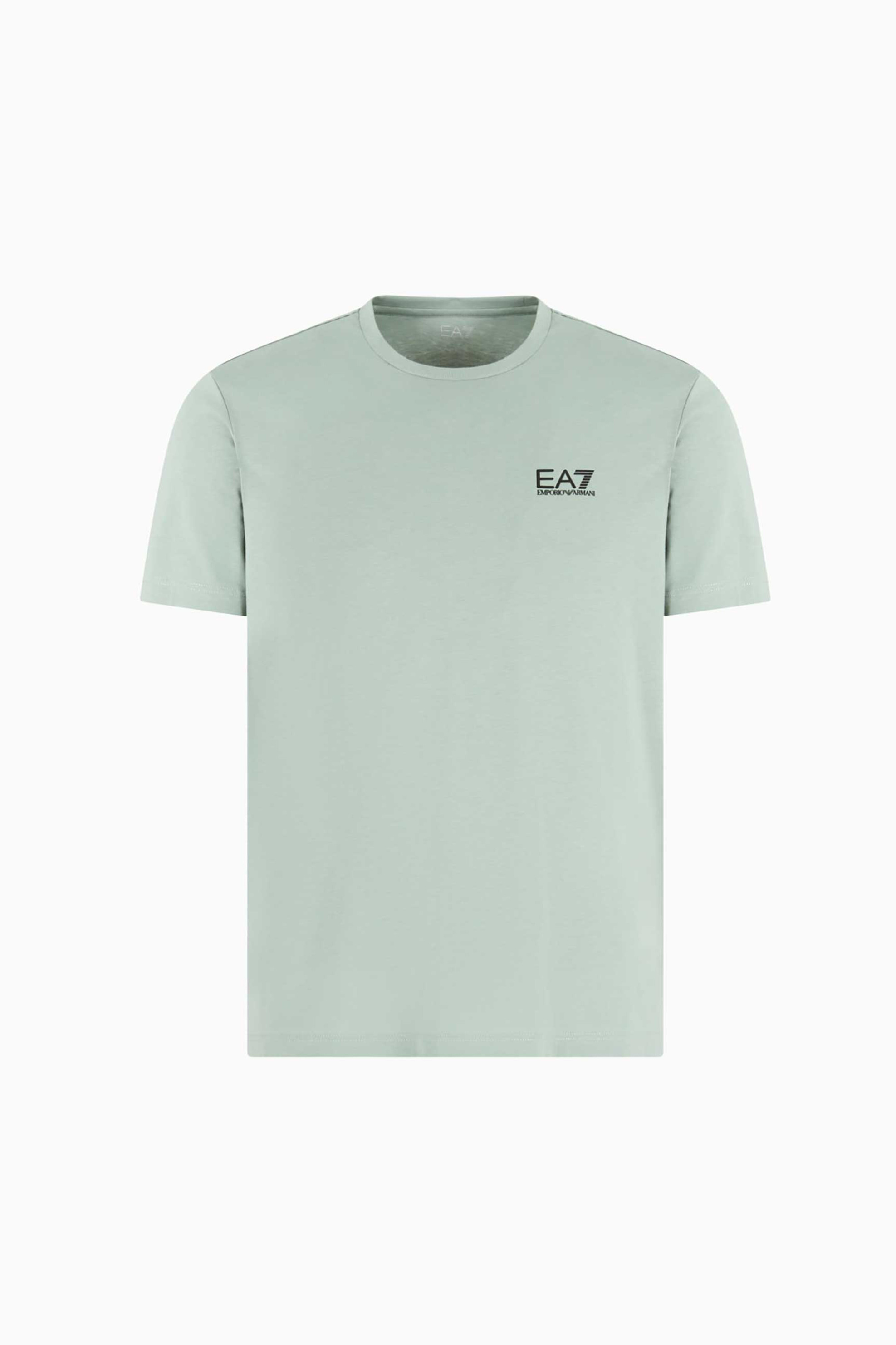 Ea7 Ανδρικό T-Shirt με Λογότυπο - 8Npt25Pjvpz Βεραμάν Ανοιχτό