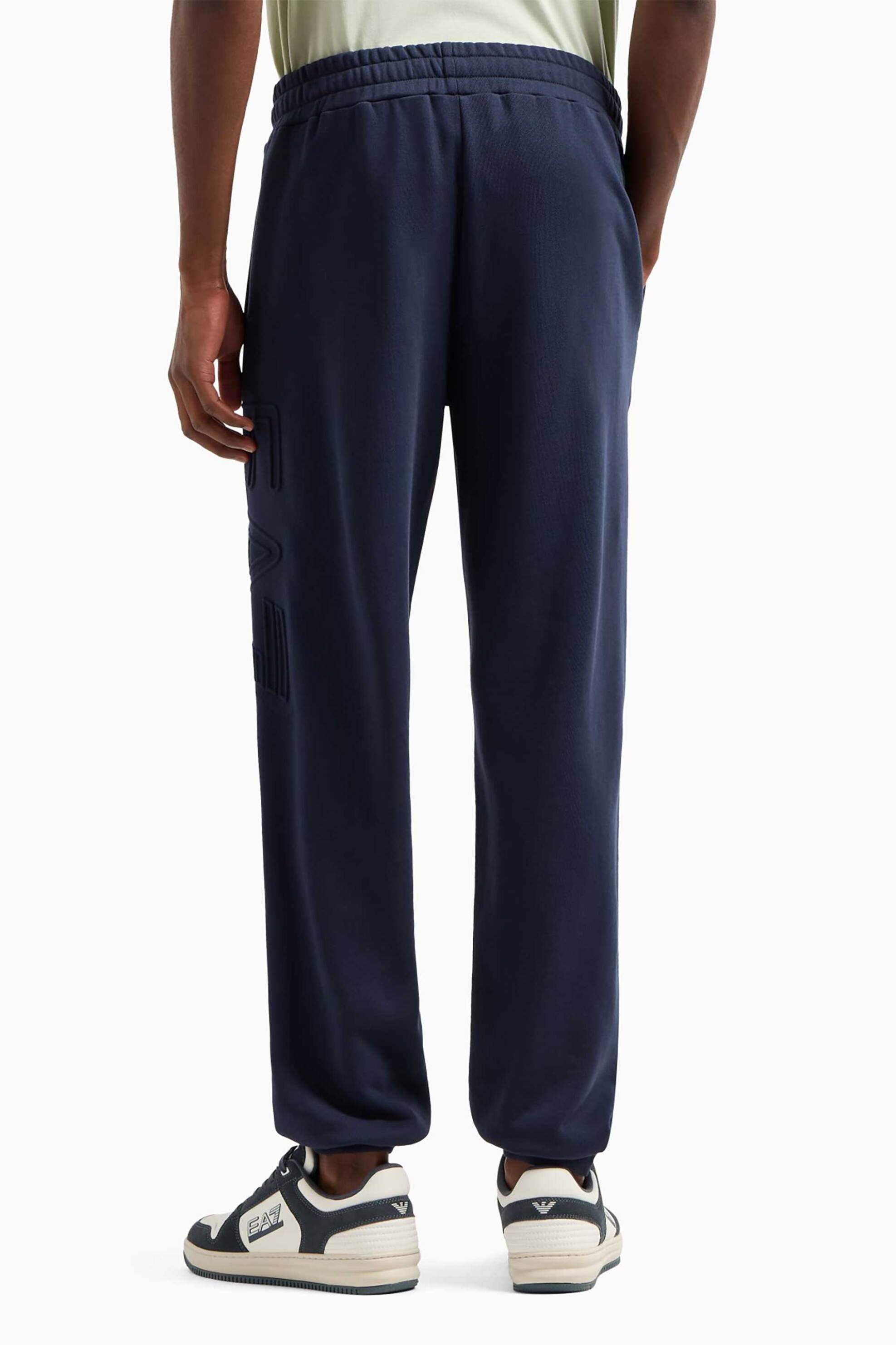 Ea7 Ανδρικό Παντελόνι Φόρμας Jogger - 7M000154Af10432 Μπλε Σκούρο